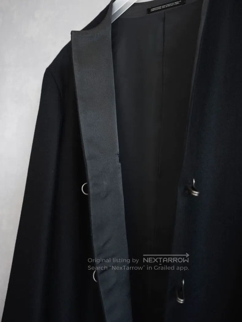 Yohji Yamamoto Yohji Yamamoto Iron Buckle Collarless Long Coat Size US S / EU 44-46 / 1 - 8 Thumbnail