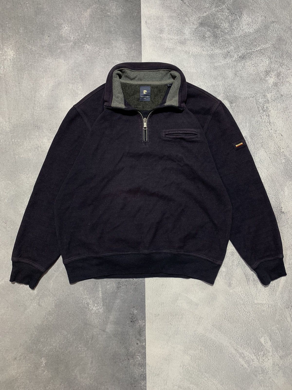 Pierre Cardin Vintage Y2K Pierre Cardin 1/4 zip old money corduroy sweater Size US M / EU 48-50 / 2 - 1 Thumbnail