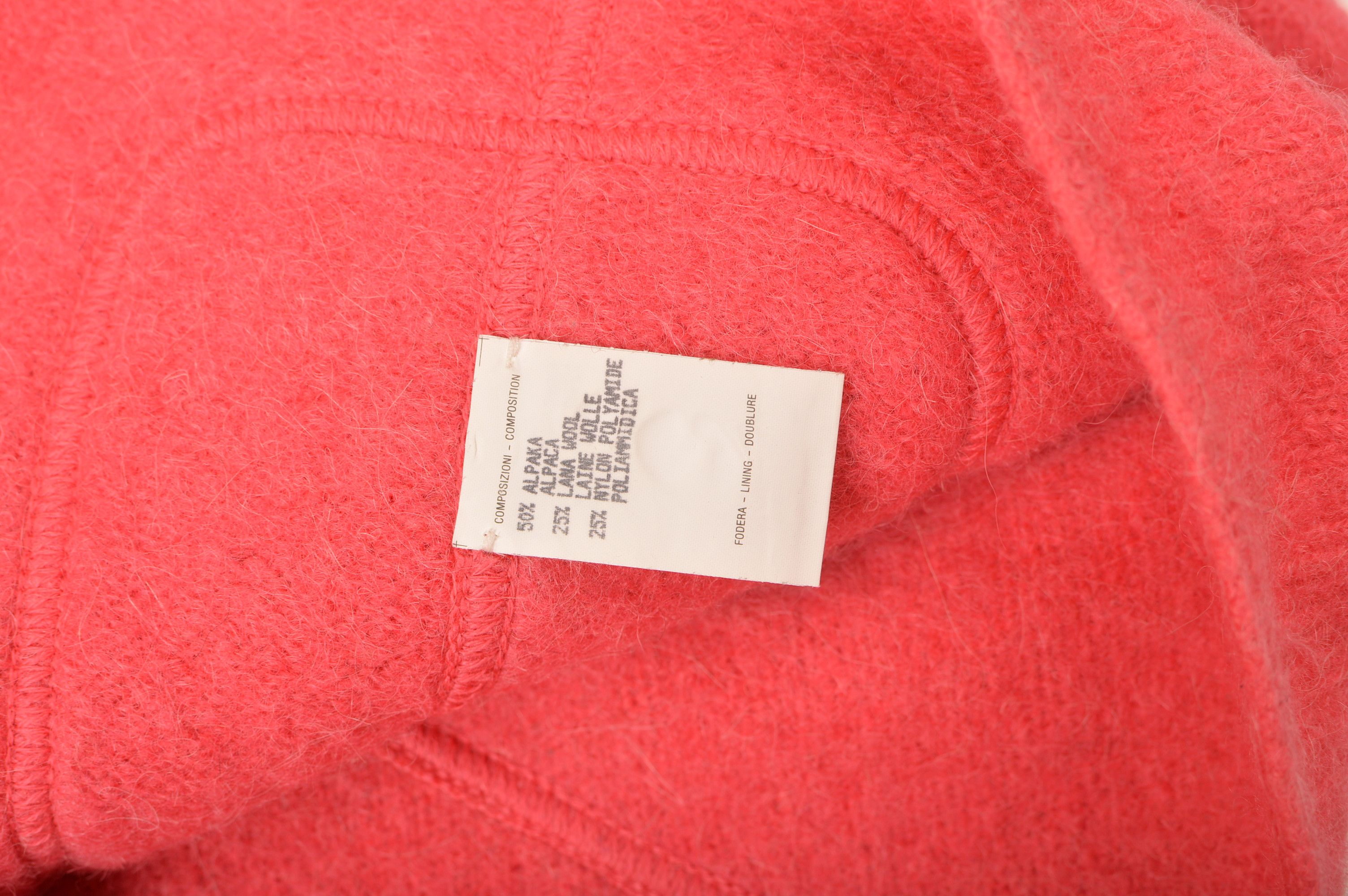 Gucci × Vintage Gucci Tom Ford Era Vintage W's Pink Alpaca Wool Cardigan Size L / US 10 / IT 46 - 6 Thumbnail
