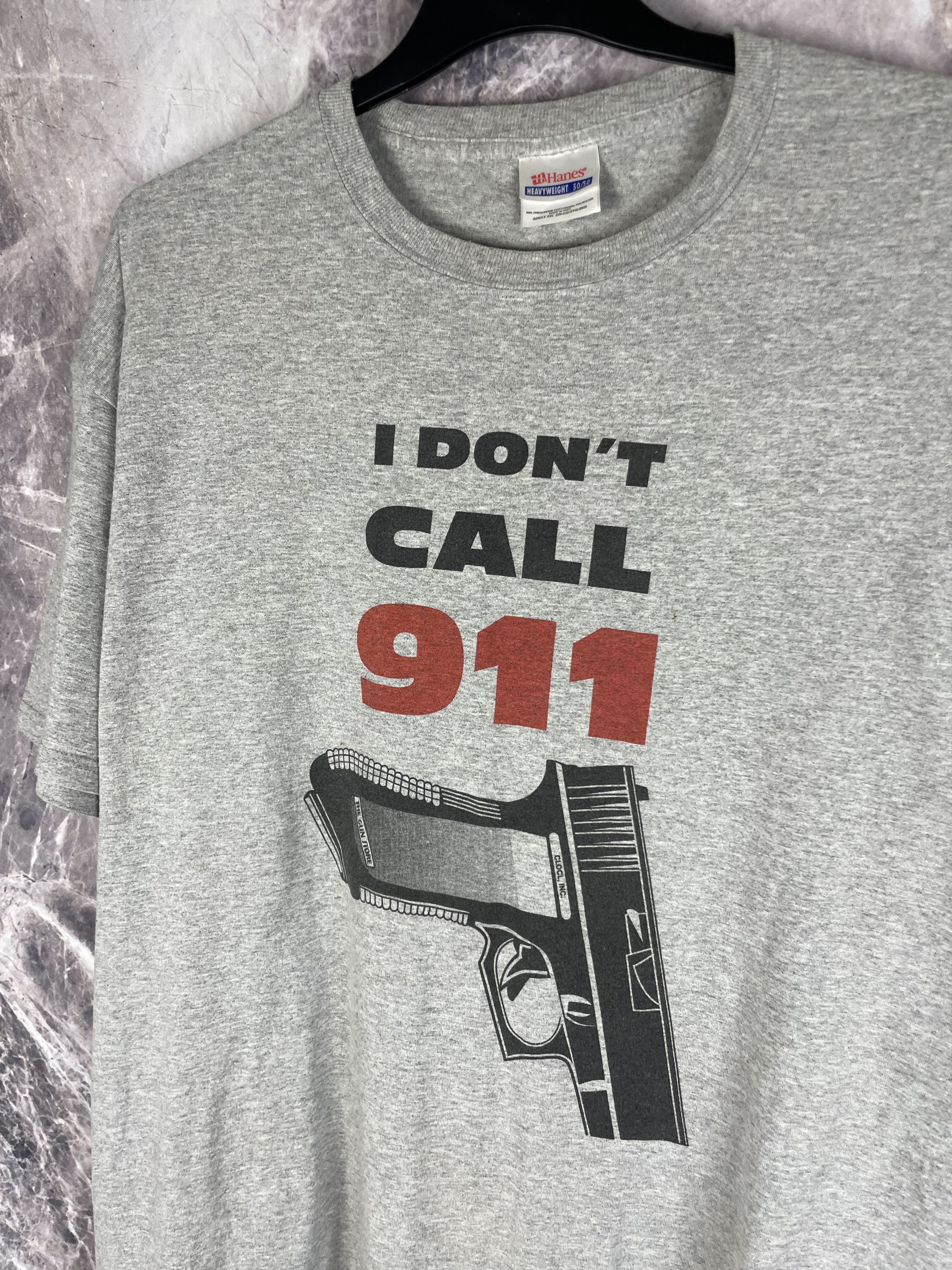 Vintage Vintage I Don’t Call 911 T-Shirt Size US XXL / EU 58 / 5 - 3 Thumbnail