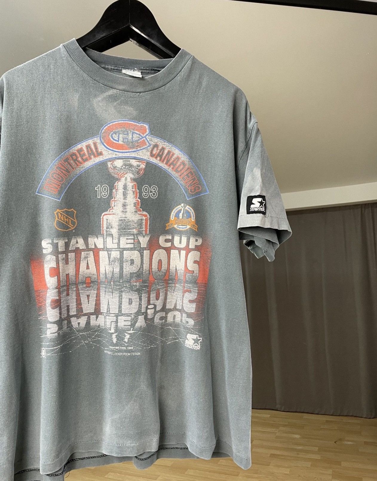 Starter Vintage 00s Starter Montreal Canadiens Faded Effect Jersey Size US L / EU 52-54 / 3 - 5 Thumbnail