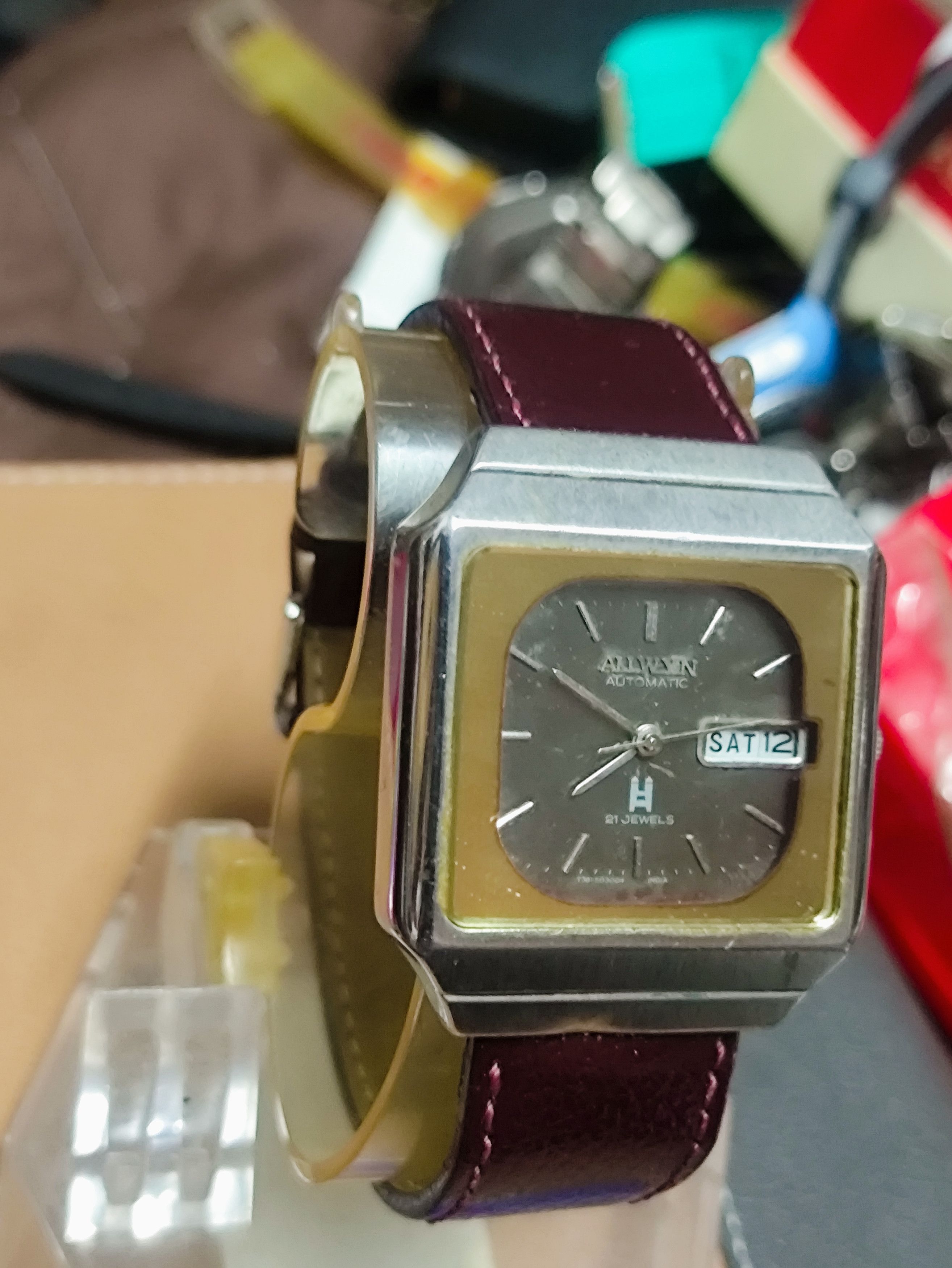 Japanese Brand × Vintage Retro Automatic Watch by " ALLWYN" ( Vintage Design) Size ONE SIZE - 2 Thumbnail