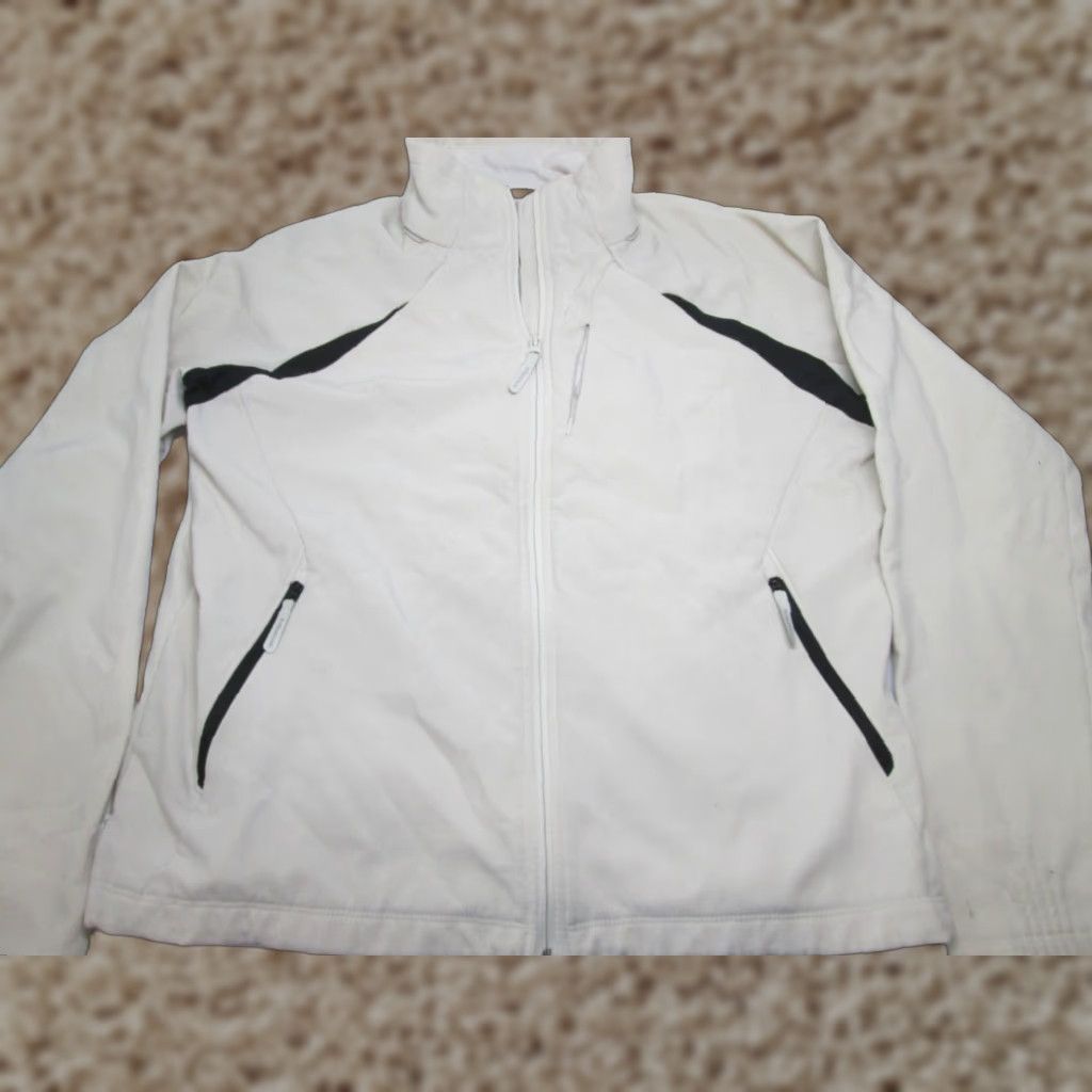 Vintage Columbia Womens Windbreaker Jacket XL Ivory Titanium Active Outerwear Size XL / US 12-14 / IT 48-50 - 1 Thumbnail