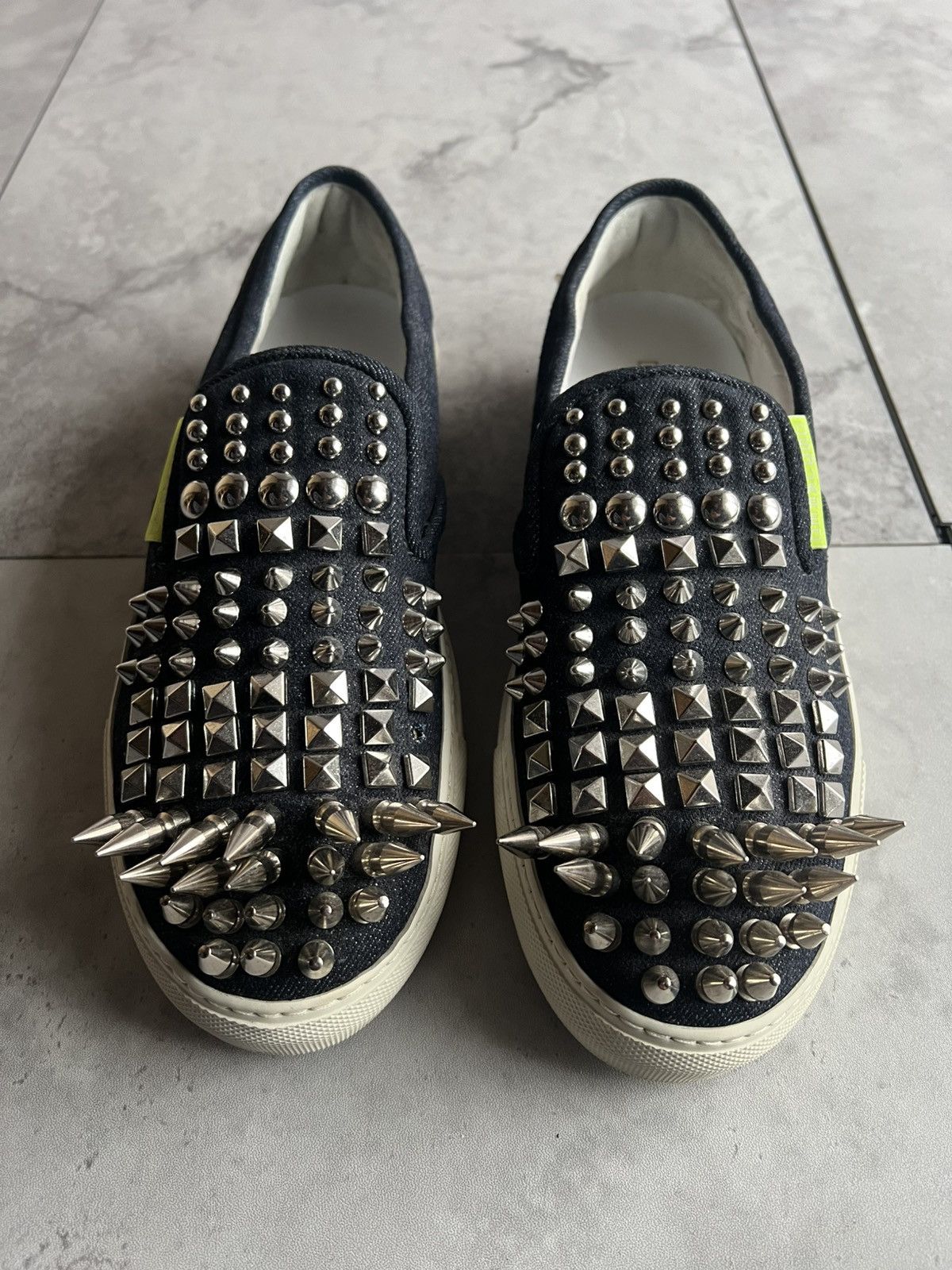 Dsquared2 Dsquared X-Studded Slip On Shoes Size US 8 / EU 41 - 2 Thumbnail