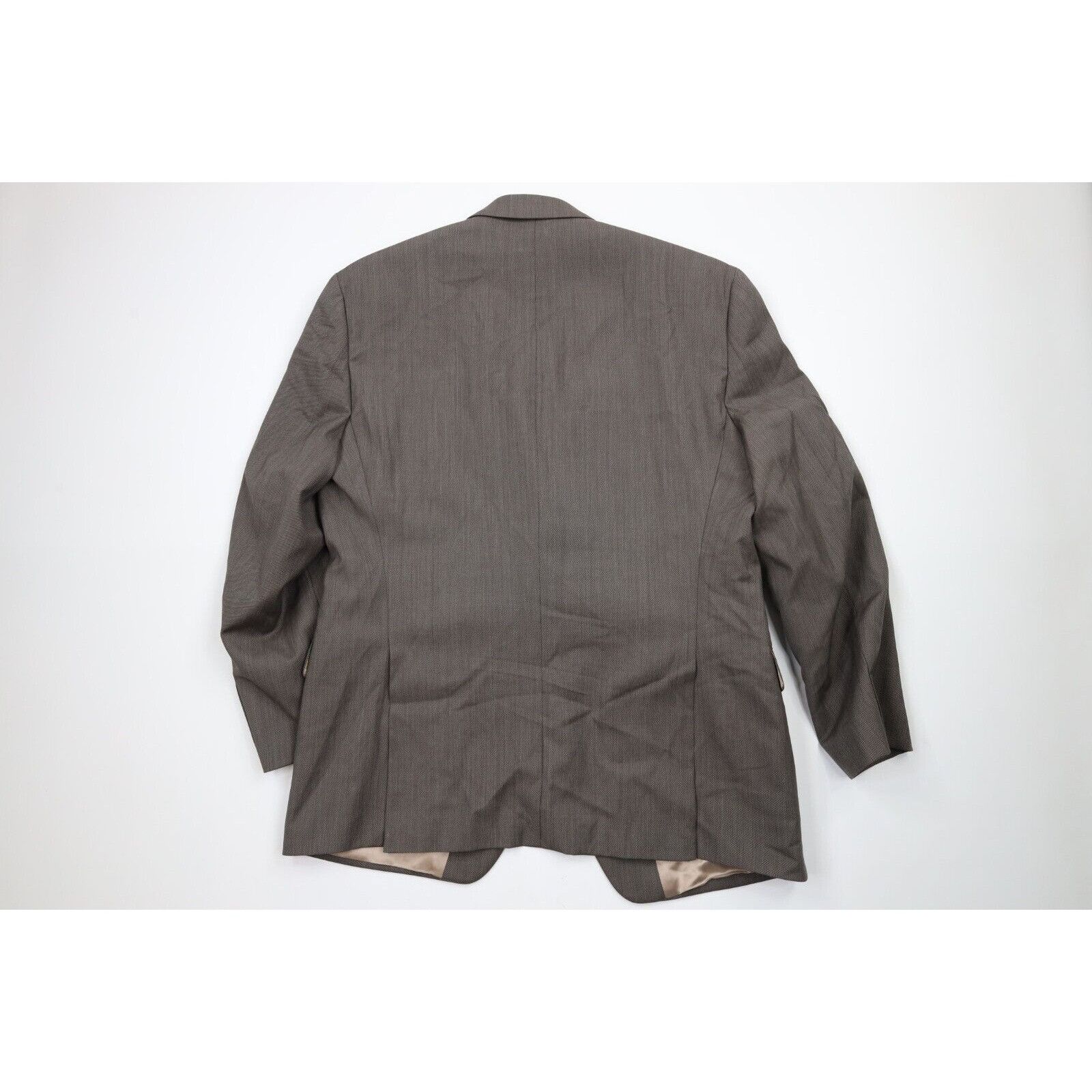 Calvin Klein Calvin Klein Wool 2 Piece Wedding Suit Brown Size 44R - 8 Thumbnail