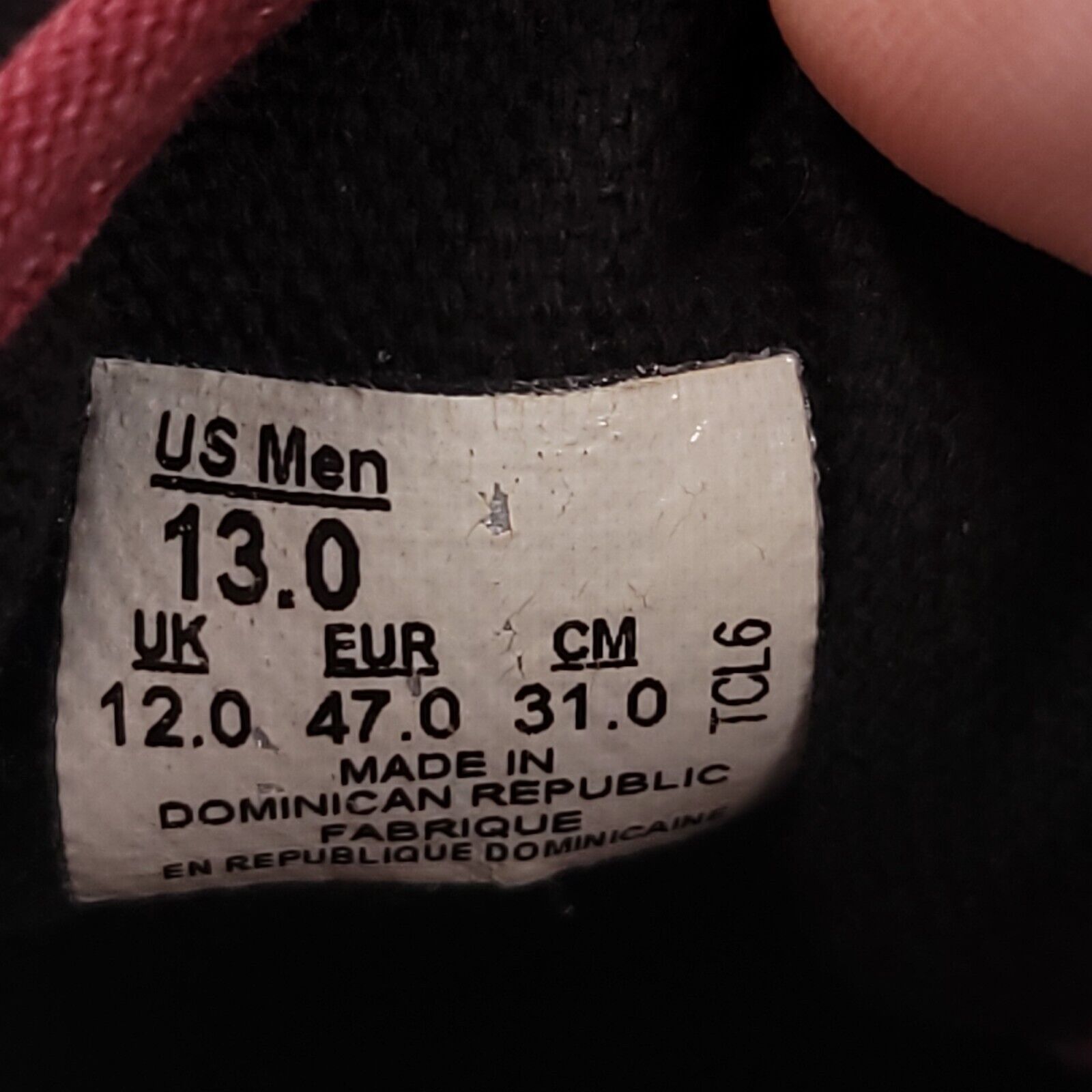 Vans Vans Off The Wall Sneaker Shoe Mens Size 13 TCL6 Red Black Size US 13 / EU 46 - 9 Thumbnail