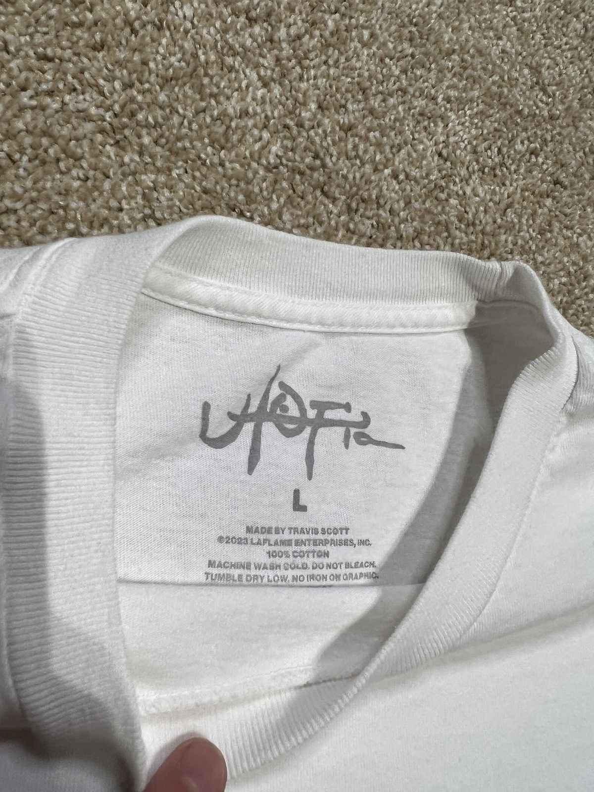 Kaws Kaws Travis Scott Utopia T Shirt Size US L / EU 52-54 / 3 - 4 Thumbnail