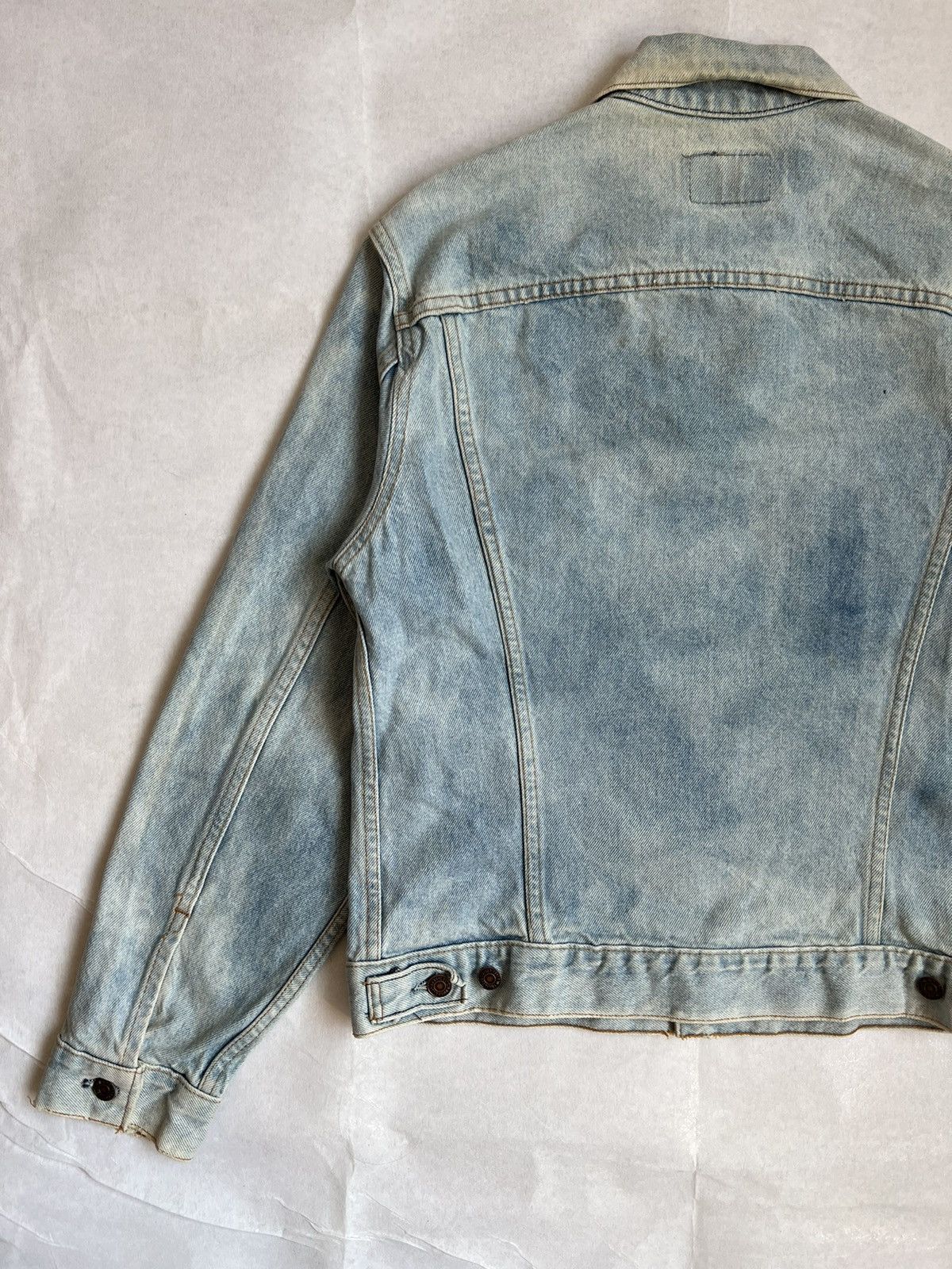Levi's Vintage 90's Levis 70505 Light Blue Wash Denim Trucker Size US M / EU 48-50 / 2 - 13 Thumbnail