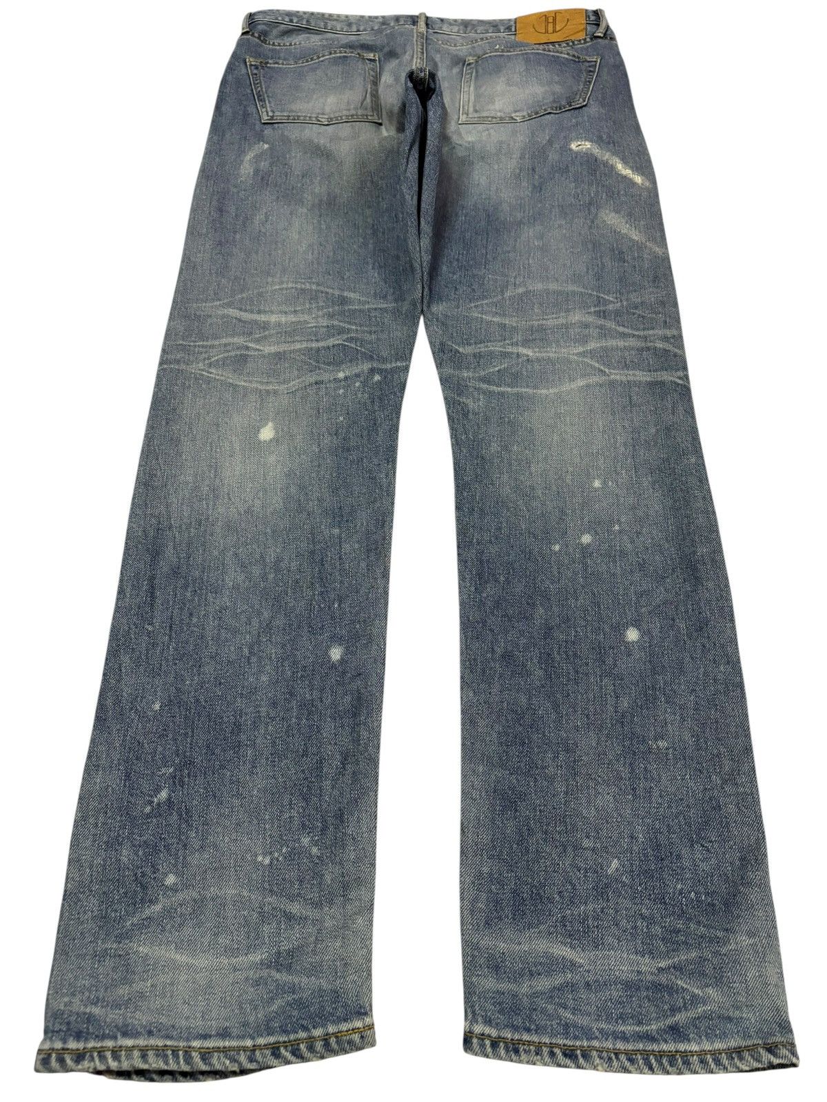 Japan Blue Vtg JBJ Japan Blue Jeans Sunset Distressed Blue Wash Jeans Size US 32 / EU 48 - 2 Thumbnail