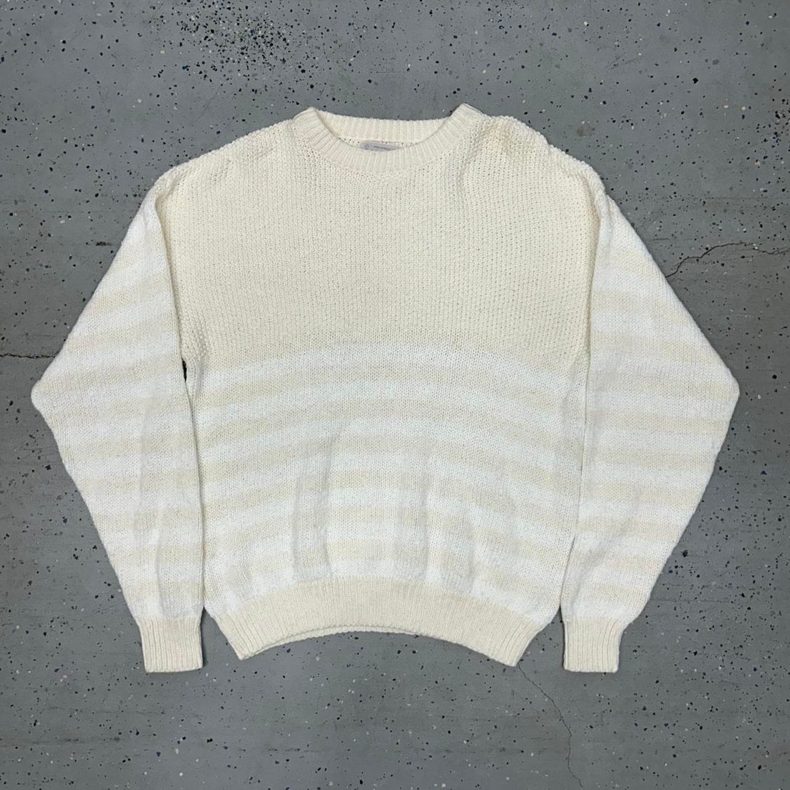 Other Cream and white striped VTG John Douglas sweater Size M / US 6-8 / IT 42-44 - 1 Thumbnail