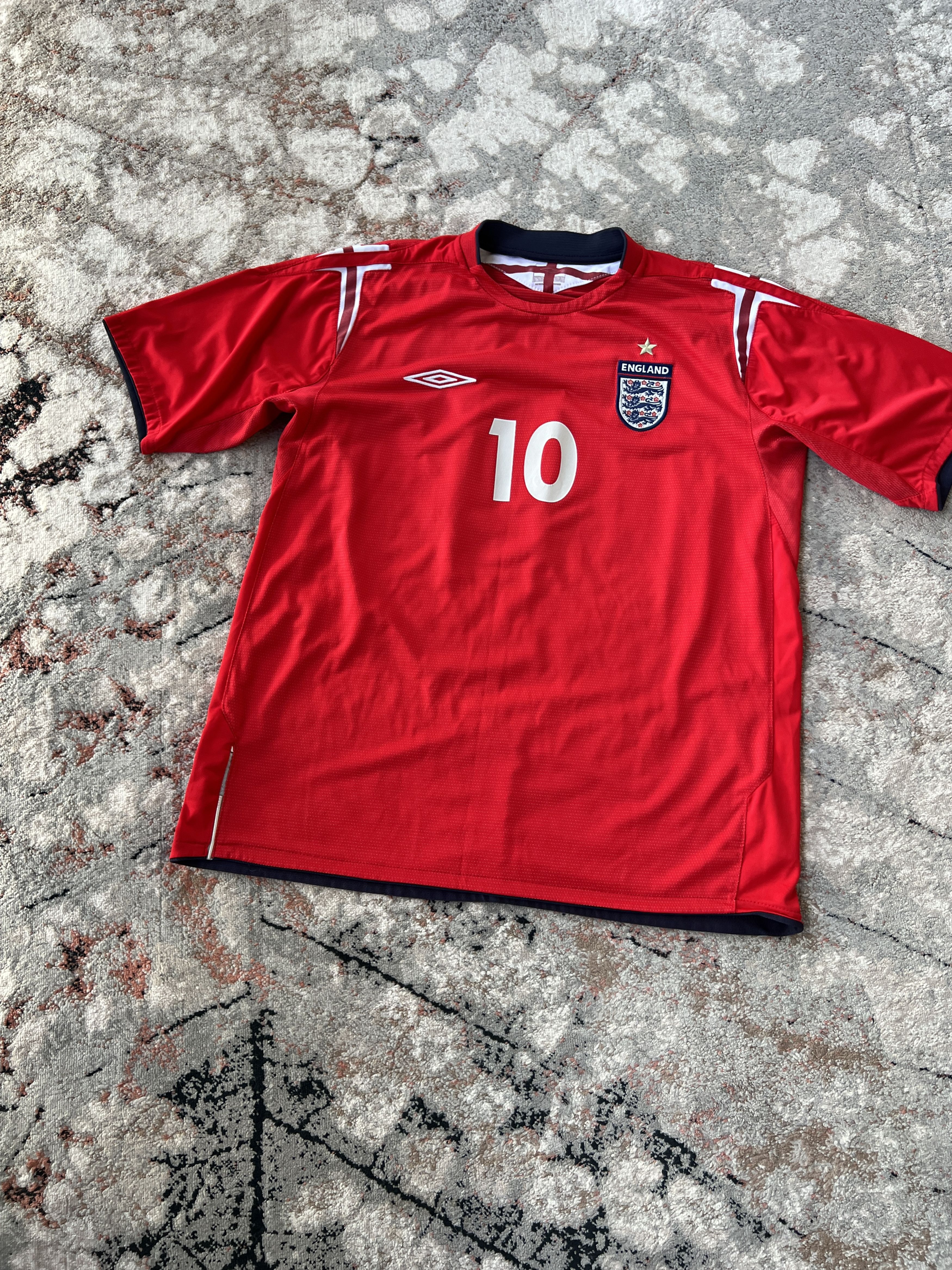 Umbro Umbro Owen 10 England Football Jersey Size US XL / EU 56 / 4 - 1 Thumbnail