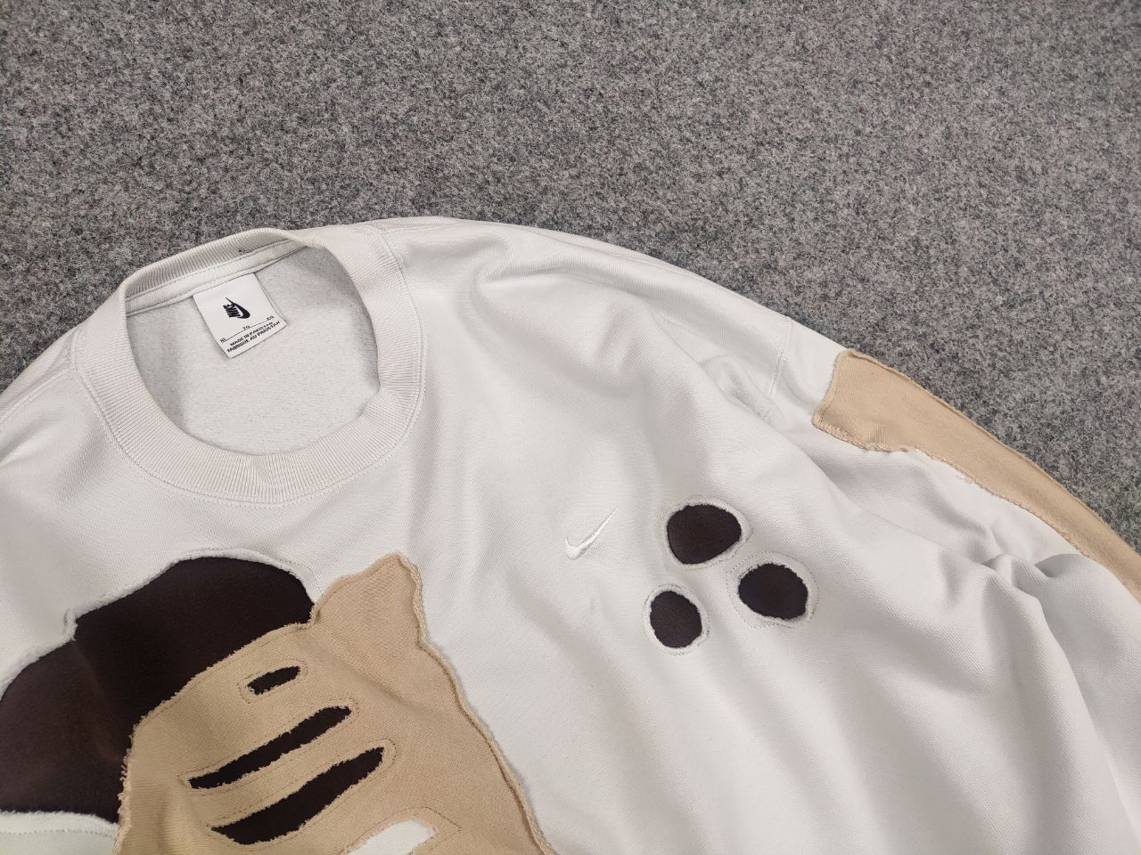 Nike Rare reworked nike skeleton Logo vintage Sweatshirt Y2K Size US XL / EU 56 / 4 - 7 Thumbnail