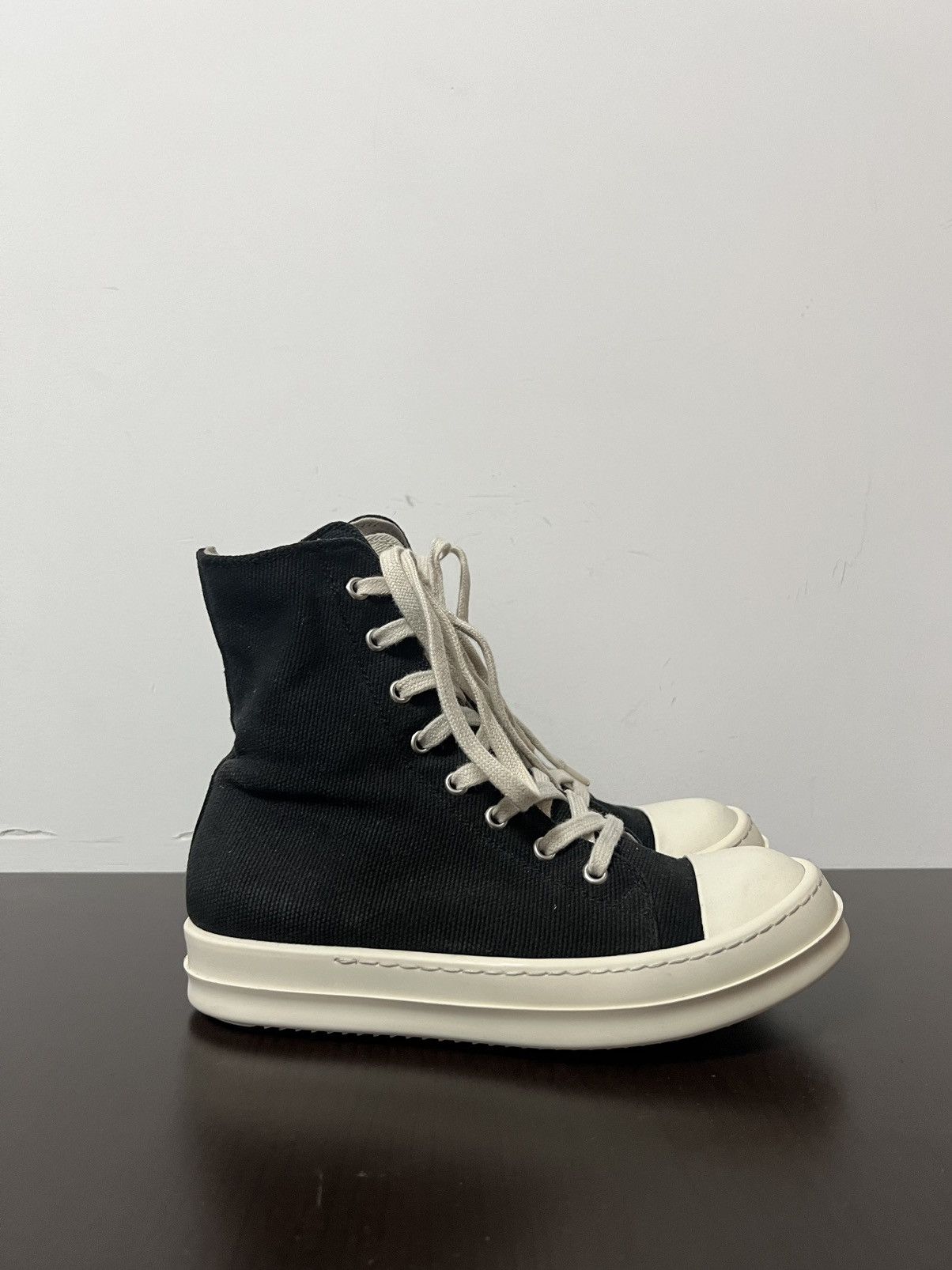 Rick Owens Drkshdw Rick owens drkshdw ramones high top sneakers sz36.5 Size US 6.5 / IT 36.5 - 4 Thumbnail
