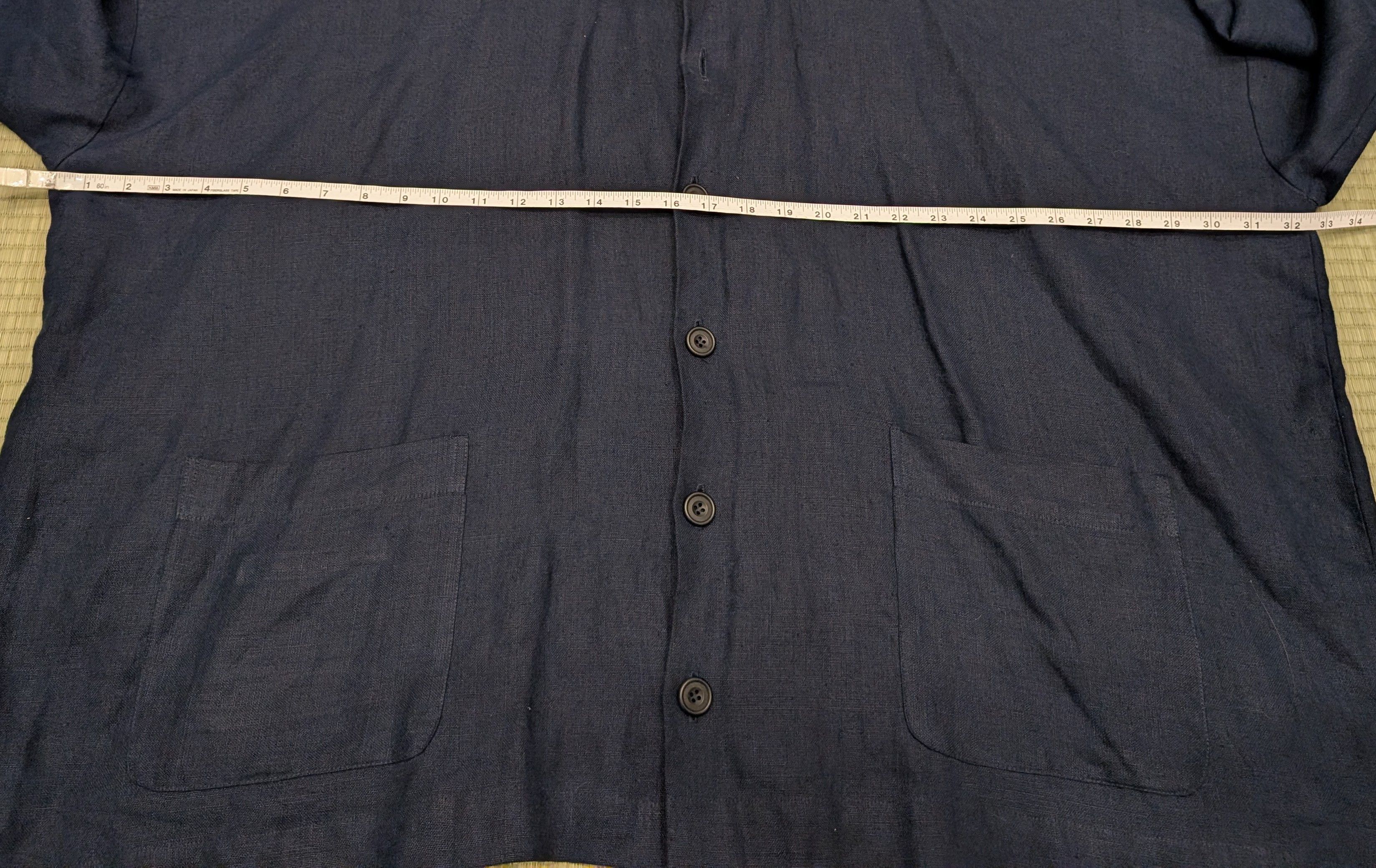 eskandar Eskandar 100% Linen Oversized Jacket w/ Pockets Size 1 Size S / US 4 / IT 40 - 6 Thumbnail