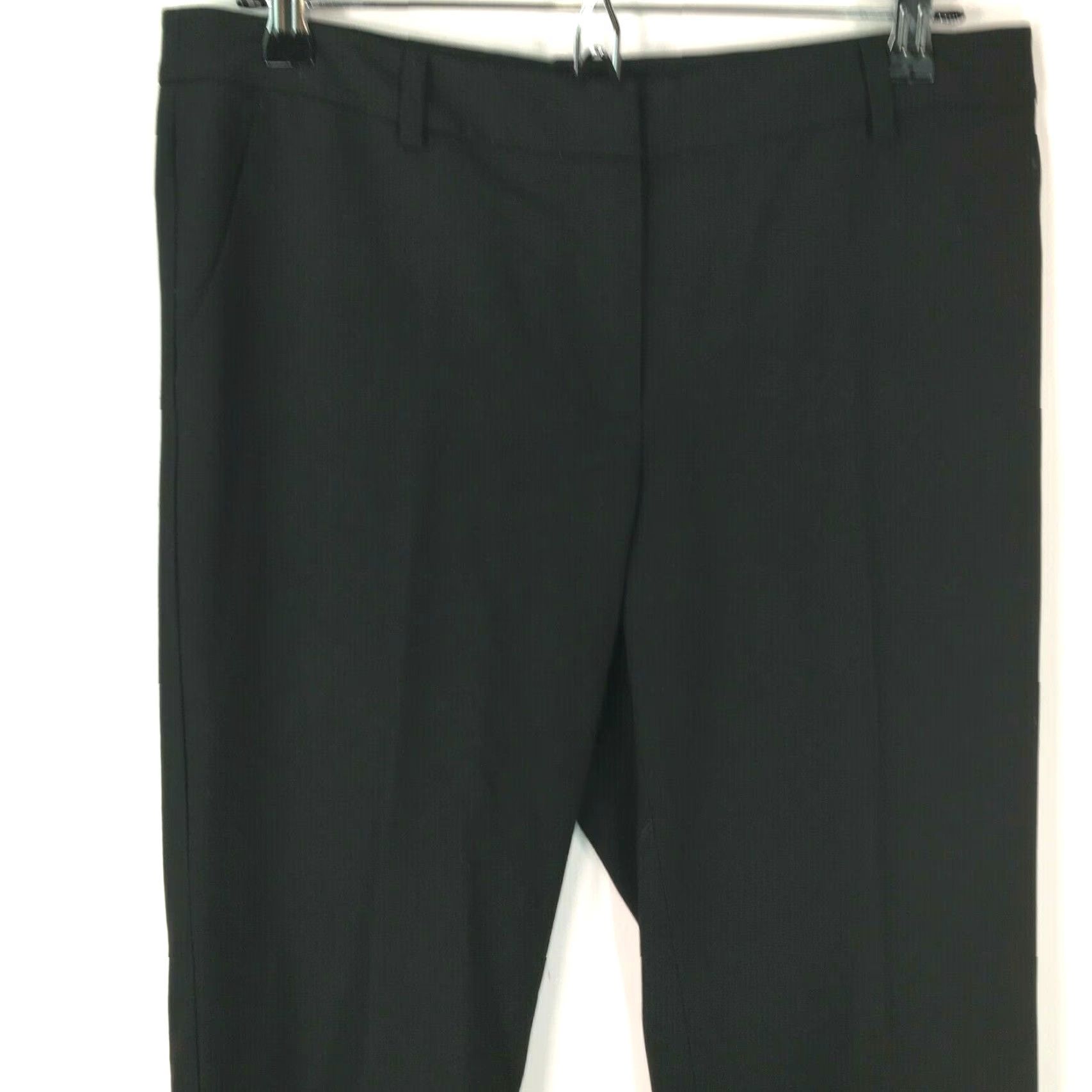 Michael Kors Michael Kors Womens Dress Pants Black; Ankle Fit Wellesley, Regular, Size P, 30 in Length, 32 in Waist, 26.5 in Inseam, Dry-clean Only Size 28" / US 6 / IT 42 - 4 Thumbnail