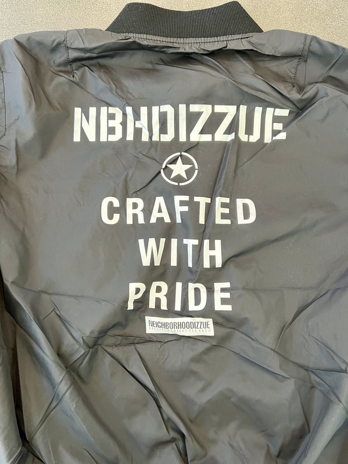 Neighborhood × izzue NEIGHBORHOOD X IZZUE COLLAB Patches Black Bomber Jacket Size US M / EU 48-50 / 2 - 3 Thumbnail