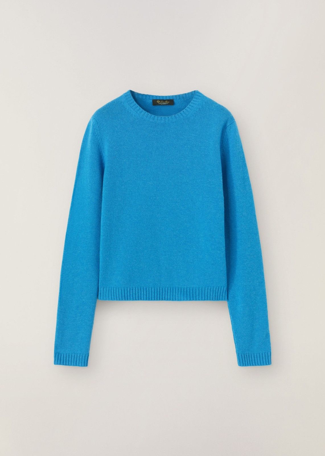 Loro Piana o1srvl11e0125 Parksville Crewneck Sweater in Blue Size M / US 6-8 / IT 42-44 - 1 Thumbnail