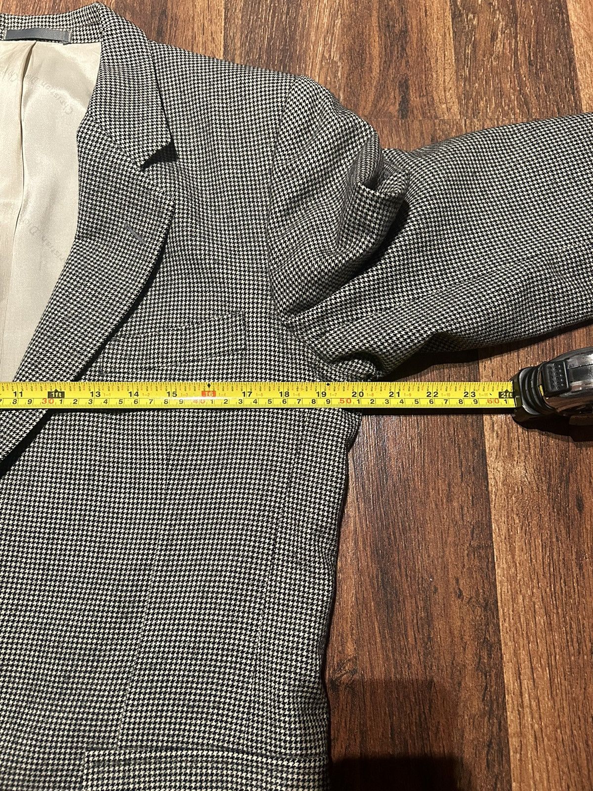 Christian Dior Monsieur Christian Dior Monsieur Mens Wool Tweed Blazer Size 34S - 10 Thumbnail