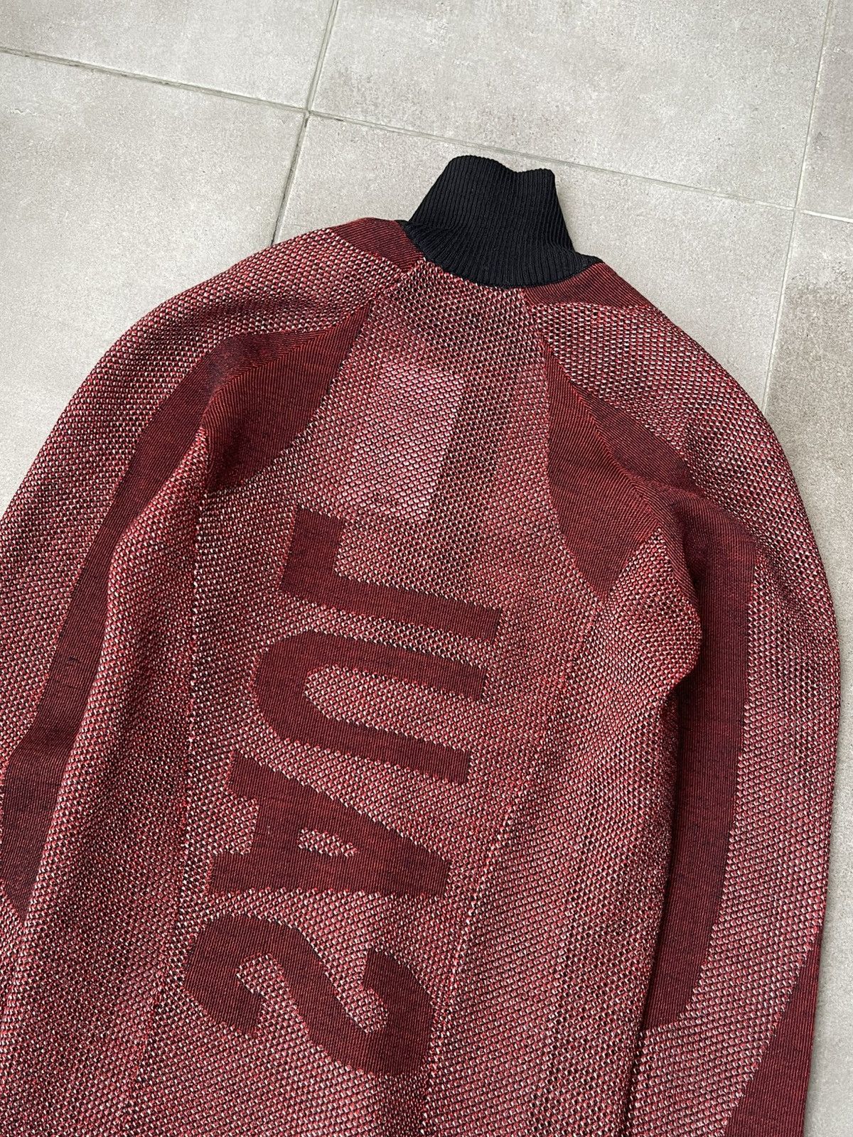 Saul Nash !DS! FW22 Saul Nash Red Open Knit Turtleneck Size US M / EU 48-50 / 2 - 18 Thumbnail