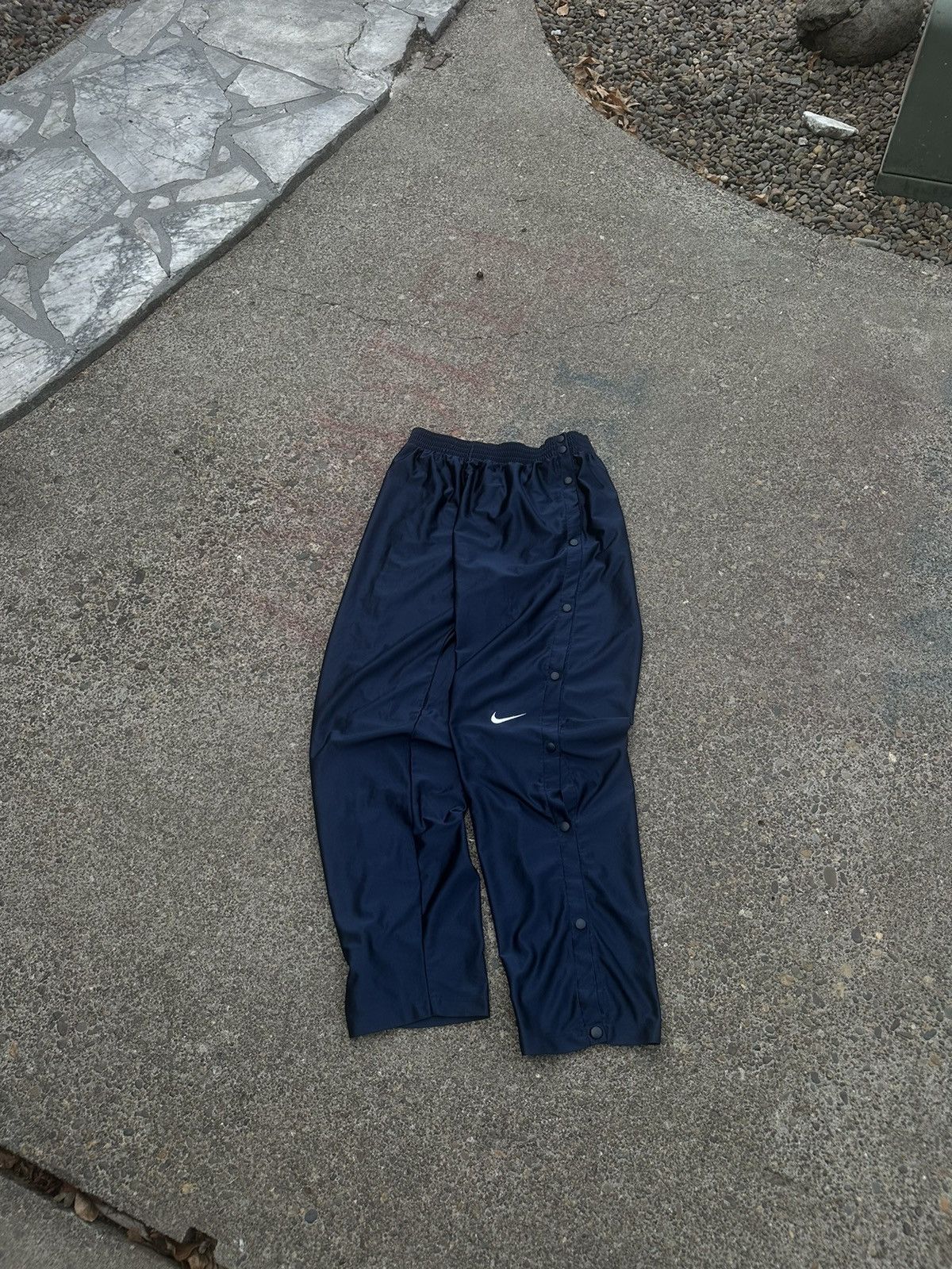 Nike × Vintage Nike Vintage Navy Track Pant Size US 33 - 2 Thumbnail