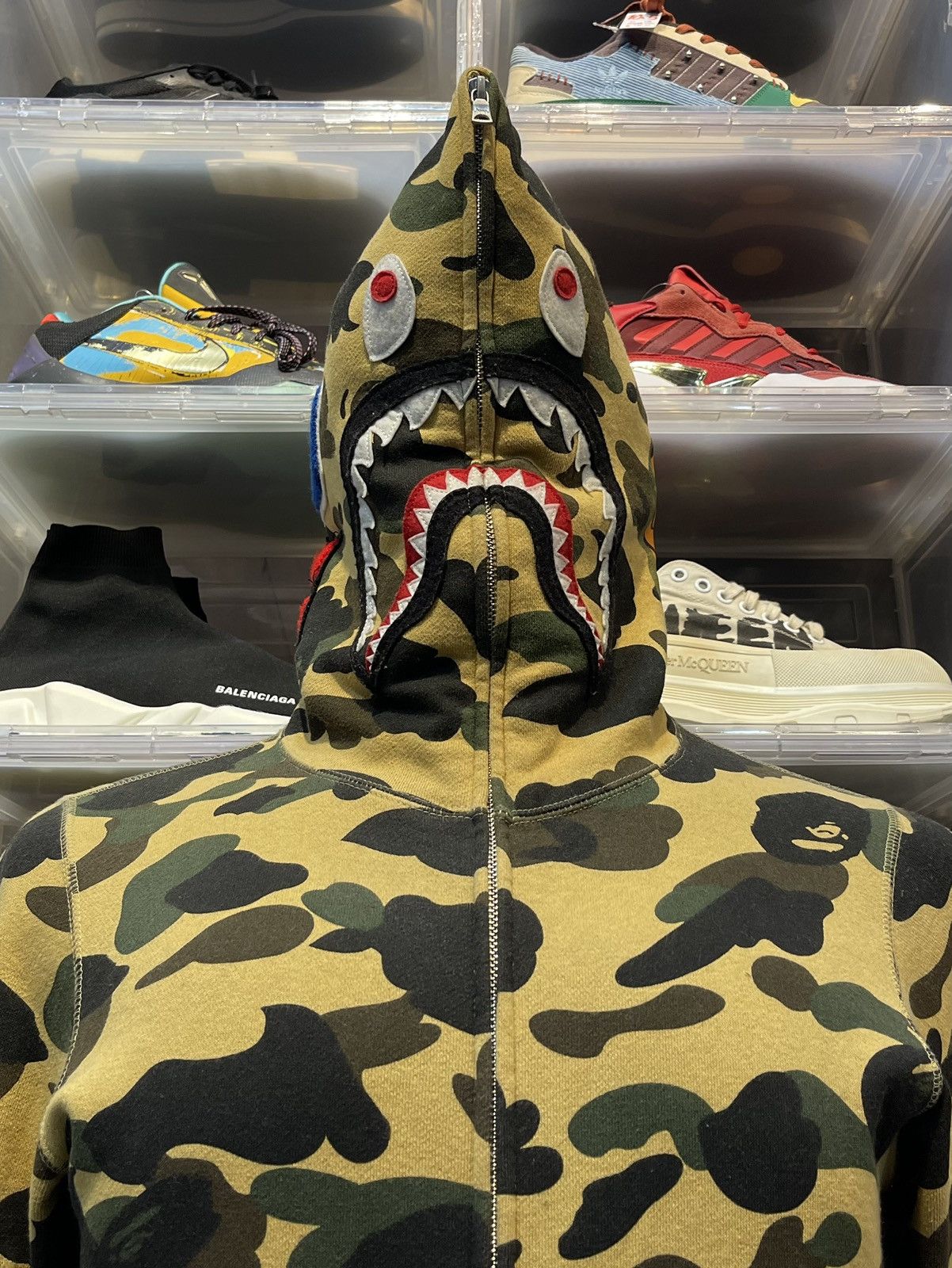 Bape 1st camo Shark full zip hoodie a bathing ape WGM Size US S / EU 44-46 / 1 - 6 Thumbnail