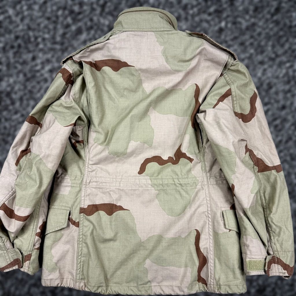 Vintage VINTAGE Isratex M65 Jacket Mens XS X-Short Desert Camo Cold Weather Field Coat 90s Size US XS / EU 42 / 0 - 1 Thumbnail