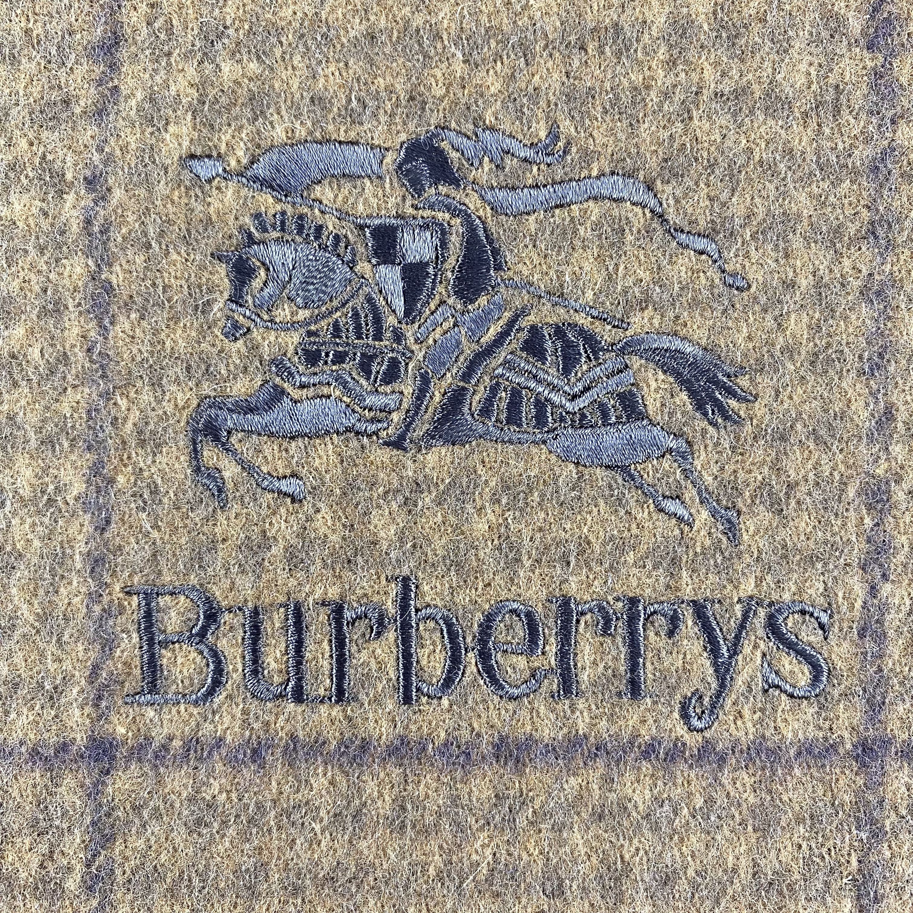 Burberry Vintage Burberry Scarf Neck Wrap Wool Muffler Size ONE SIZE - 4 Thumbnail