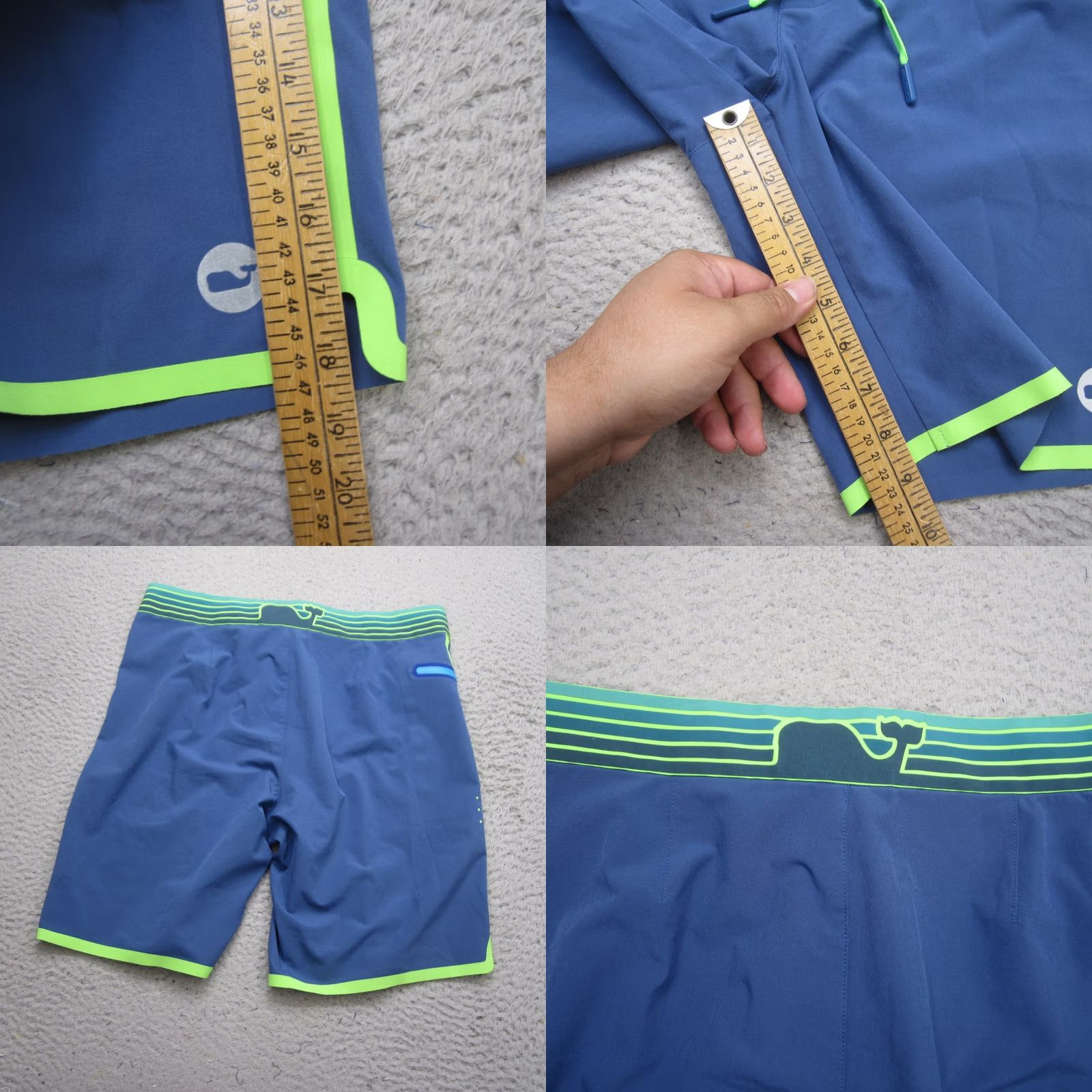 Vineyard Vines Vineyard Vines Swim Trunks Men L Blue Performance Board Short 90s Size US 33 - 8 Thumbnail