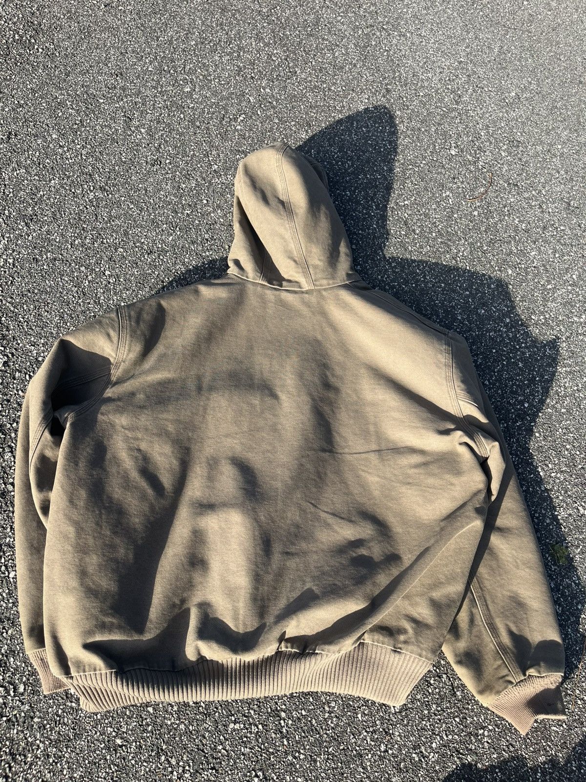 Carhartt Carhartt Men's Hooded Zip Bomber Jacket Light Brown 2XL Size US XXL / EU 58 / 5 - 7 Thumbnail