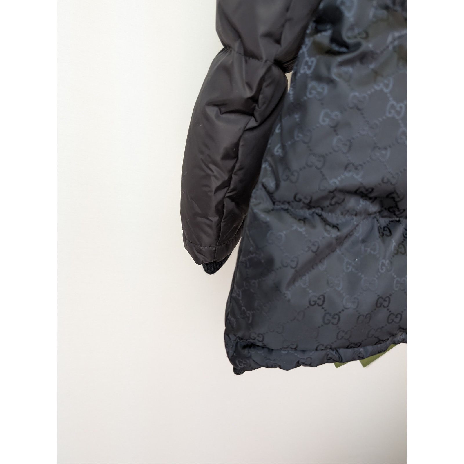 Gucci o1rshd1 Light Parachute GG Jacquard Nylon Padded Coat Jacket Size US M / EU 48-50 / 2 - 13 Thumbnail