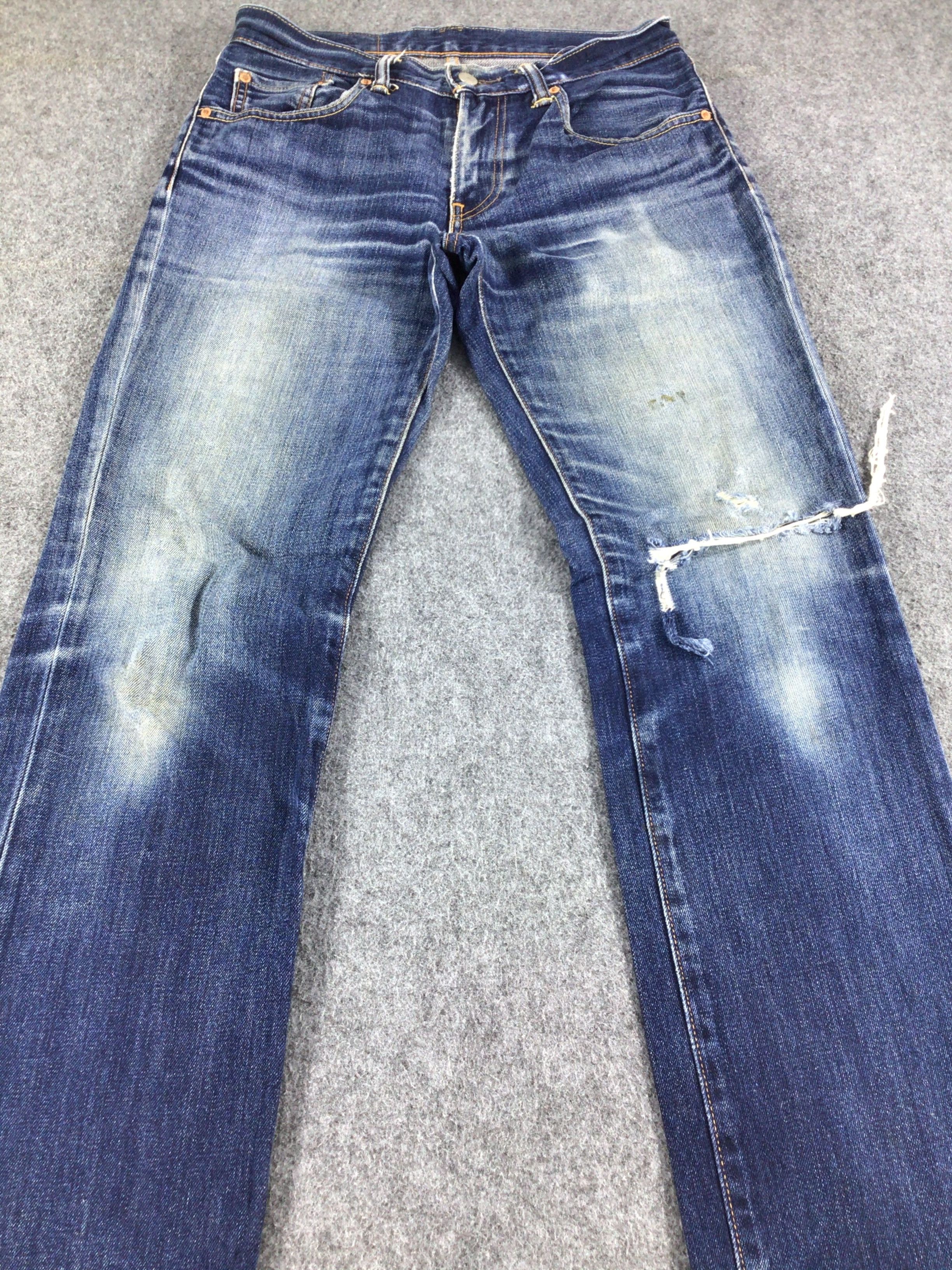 Levi's Vintage Distress Levis 502 Jeans-JM487 Size US 31 - 2 Thumbnail
