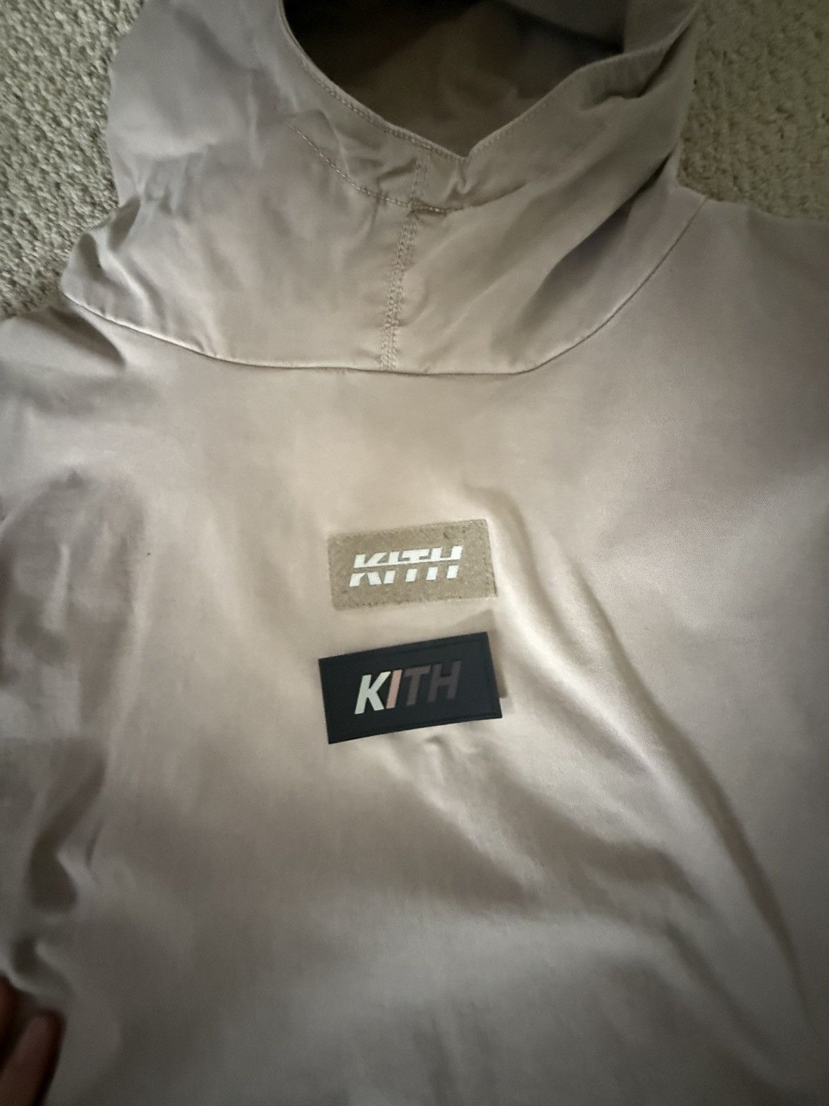 Kith KITH Medium Beige Zip Hoodie Logo Velcro Jacket Size US M / EU 48-50 / 2 - 3 Thumbnail