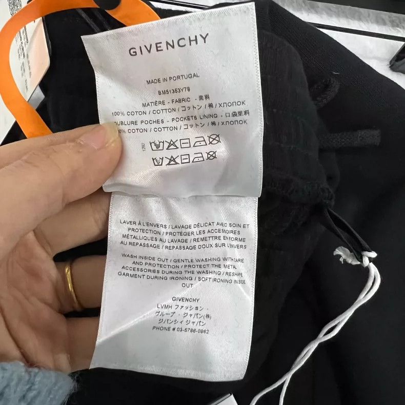 Givenchy Givenchy SizeM Black Letter Embroidery Sweatpants Size US 28 / EU 44 - 5 Thumbnail