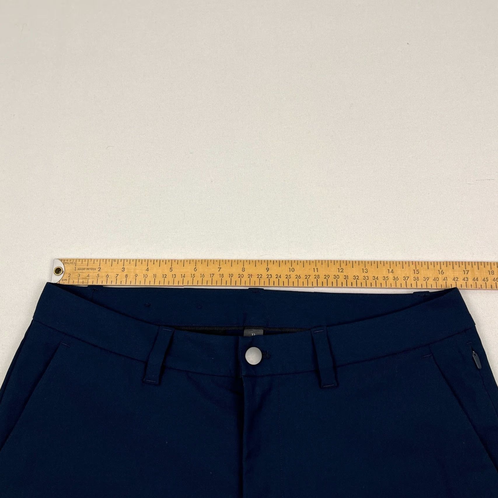 Lululemon Lululemon ABC Pants Mens 32x32 Slim Blue True Navy 5-Pocket Straight Chino Breathable Stretch Performance Travel Golf Casual Business Mens Size US 32 / EU 48 - 4 Thumbnail