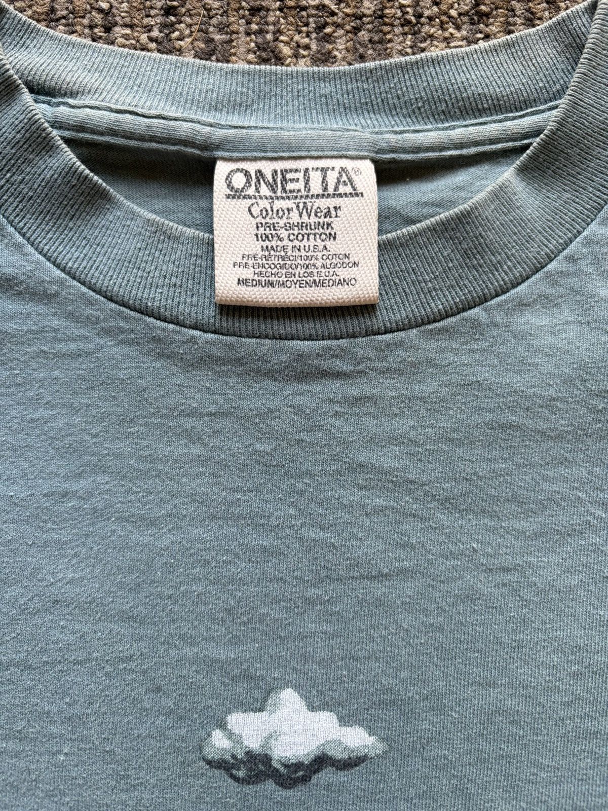Vintage Vintage 90s Slight Chance of Rain Tee Size US L / EU 52-54 / 3 - 4 Thumbnail