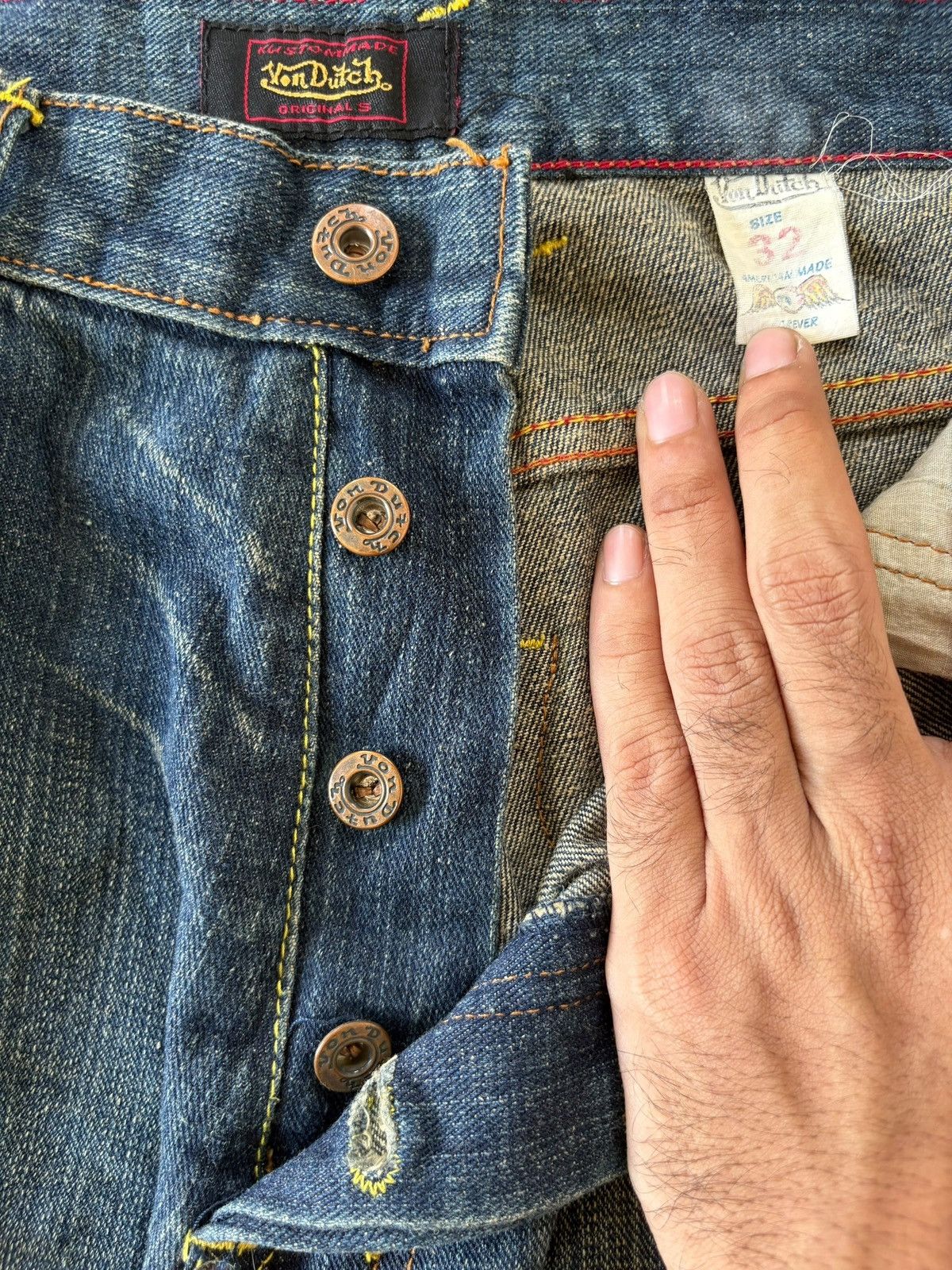 Von Dutch Vintage American Von Dutch Patches Baggy Jeans Size US 32 / EU 48 - 8 Thumbnail