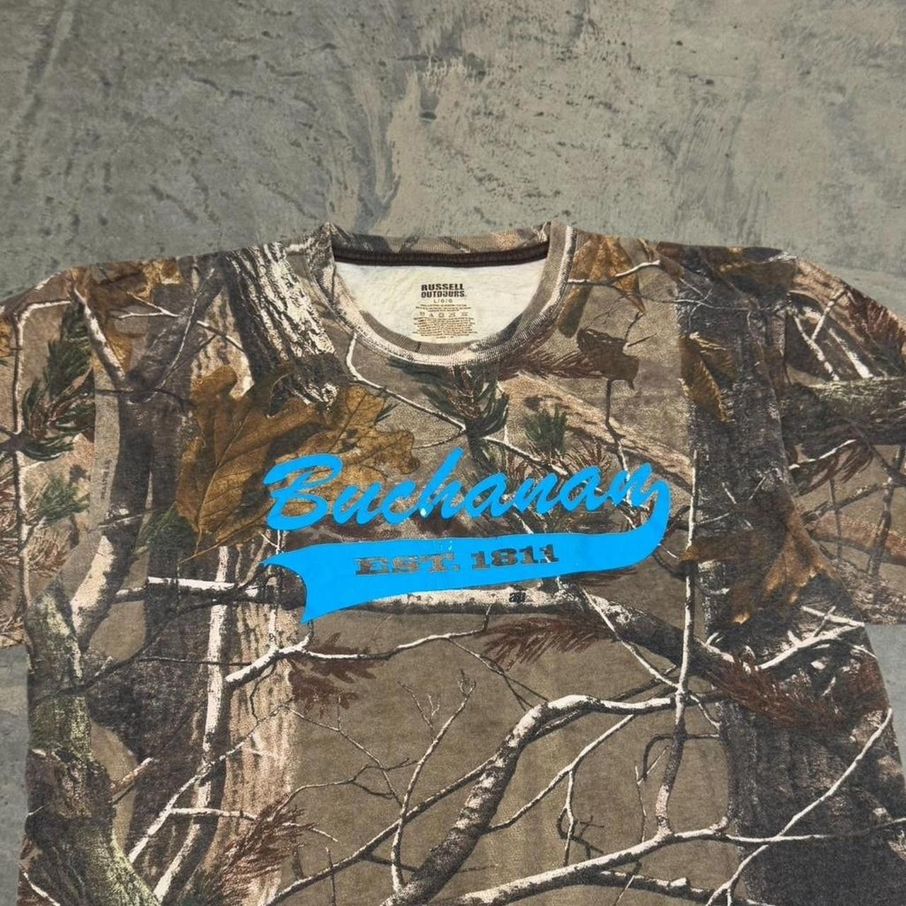 Russell Athletic × Vintage Vintage Y2K Russell Outdoors Realtree Camo T-Shirt Size US L / EU 52-54 / 3 - 2 Thumbnail