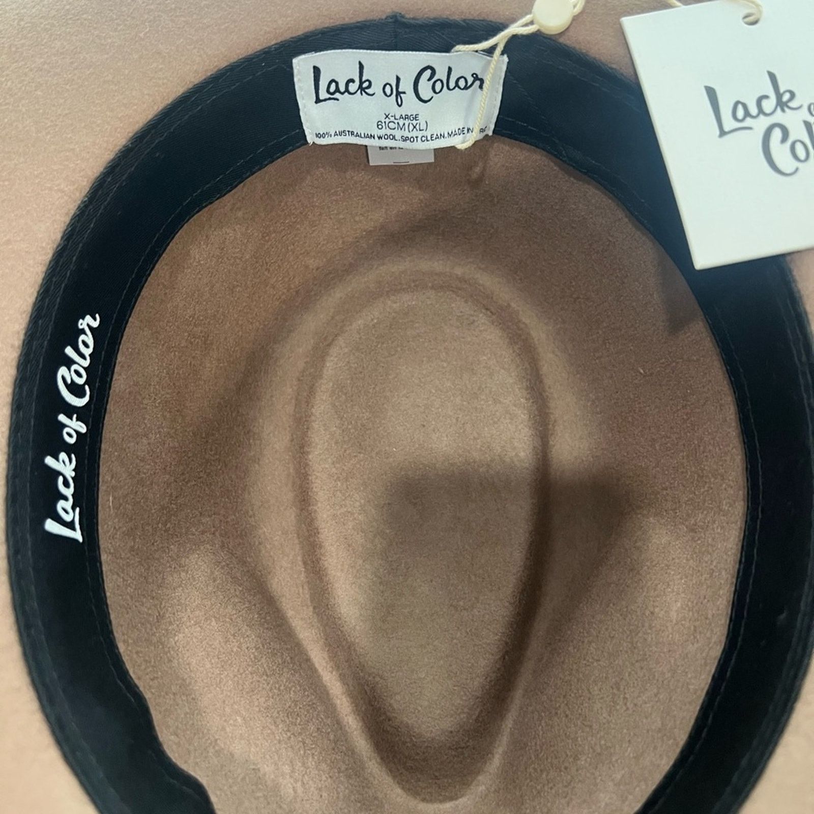 Lack of Color Lack of color the Grove wool fedora NWT Xl Size ONE SIZE - 6 Thumbnail