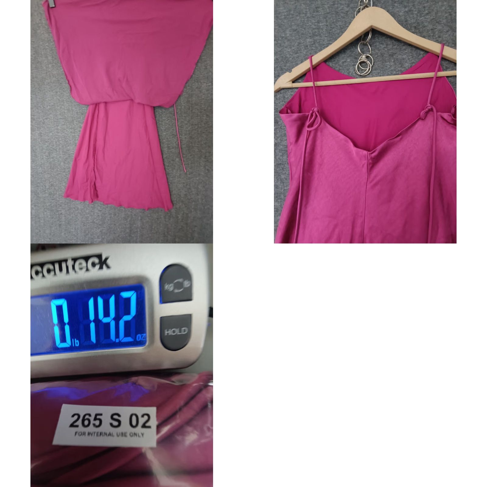 Vintage Line & Dot Dress Women's Maxi Sleeveless Size Small Hot Pink Size S / US 4 / IT 40 - 8 Thumbnail