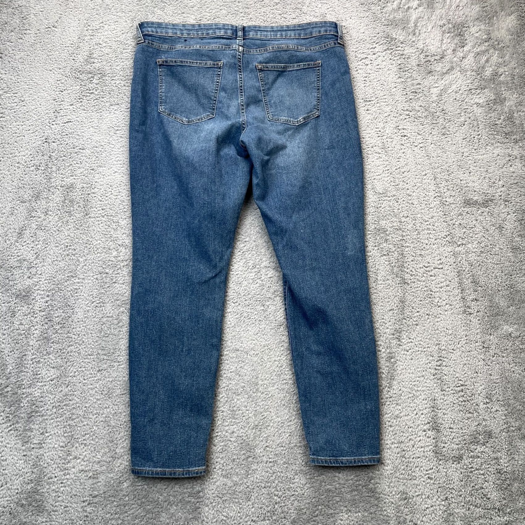 Gap Gap Jeans Womens 14x32 Blue Favorite Jegging High Rise Stretch Denim Shirt? Size 36" / US 14 / IT 50 - 2 Thumbnail