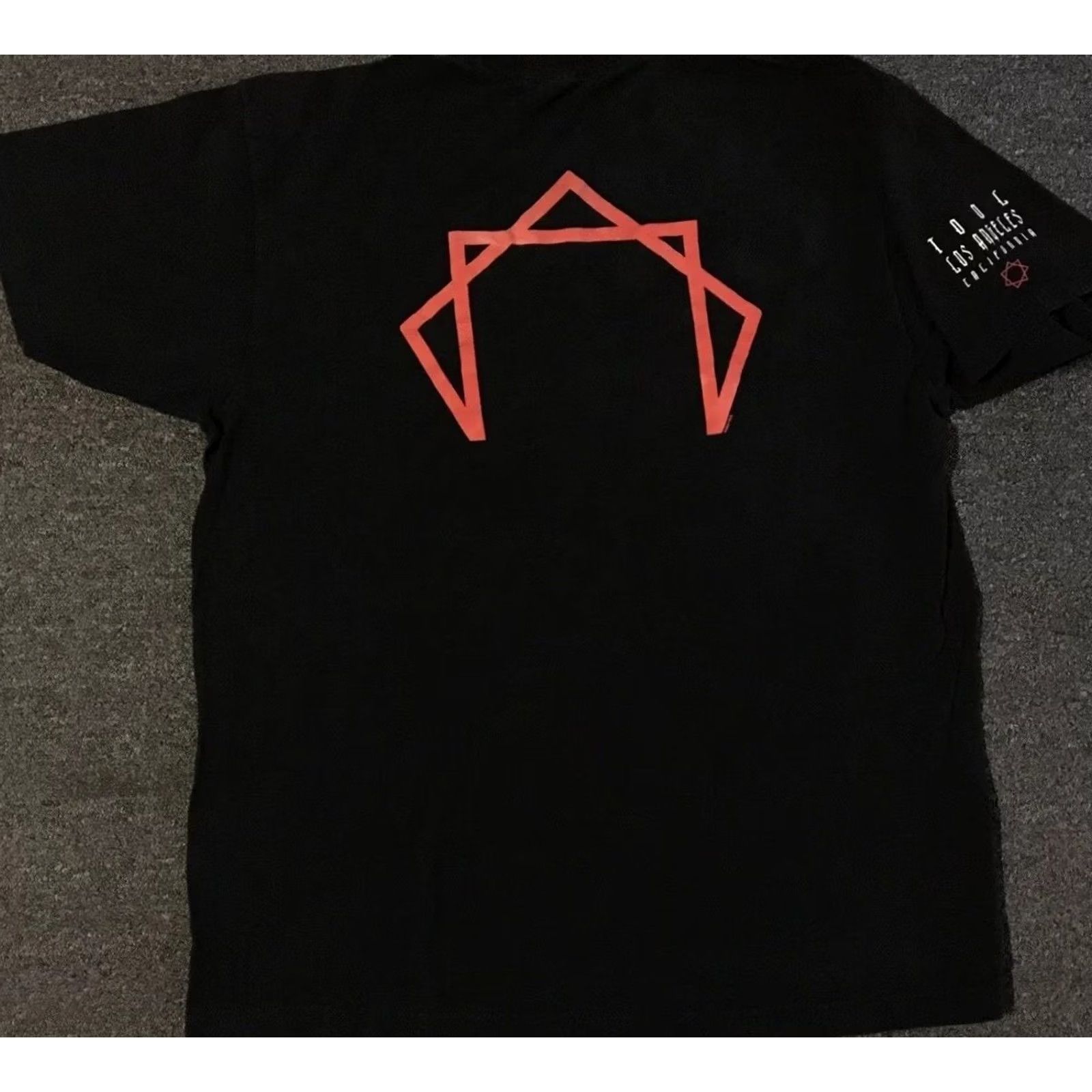 Vintage Tool Band Faded Los Angeles Shirt XL Black Short Sleeve Tour Rock Punk Grunge 90s Vintage Biker California Music Concert USA Men's XL Size US XL / EU 56 / 4 - 2 Thumbnail