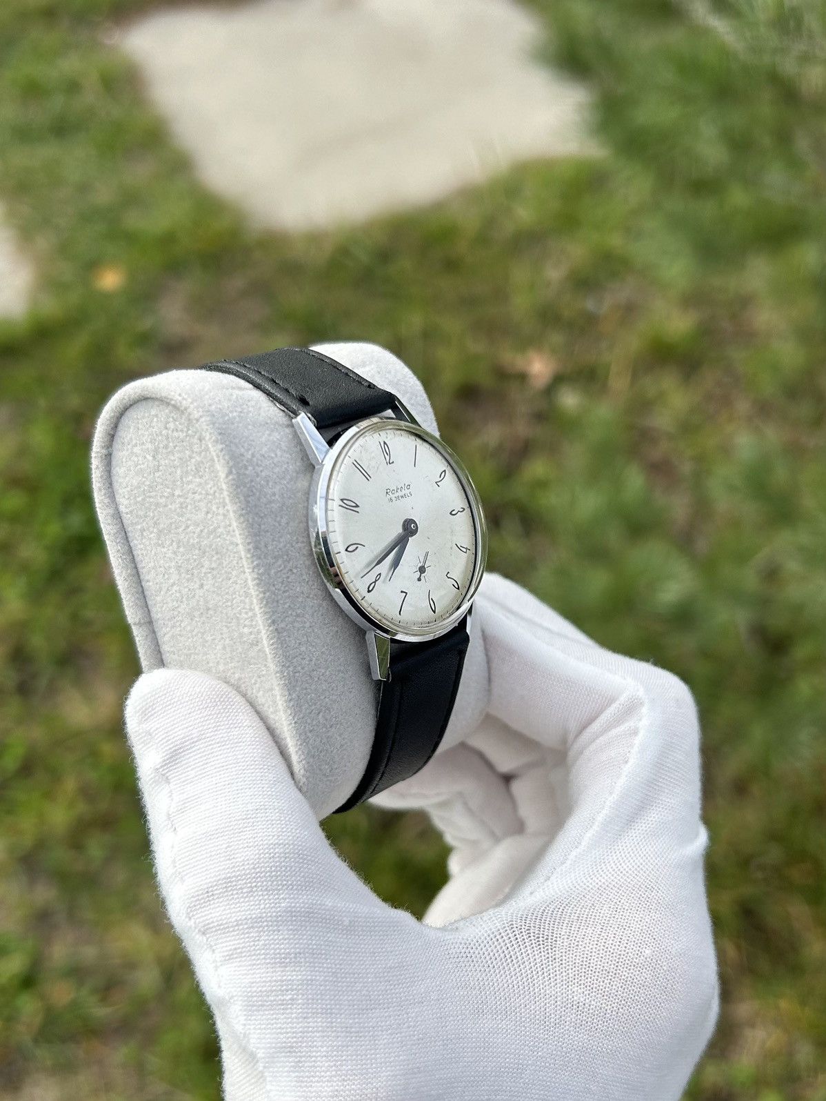Vintage Vintage Raketa Watch USSR Soviet Mechanical Authentic 1970s Size ONE SIZE - 15 Thumbnail