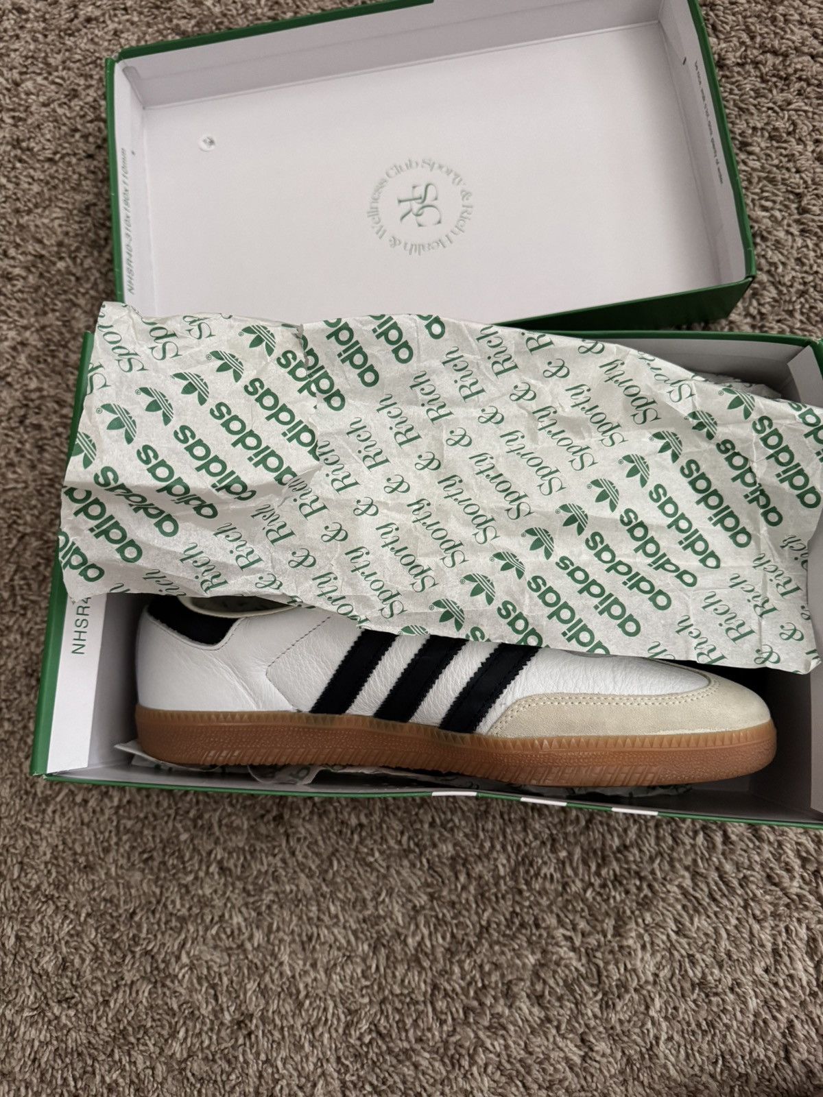 Adidas × Sporty & Rich Sporty & Rich x Samba OG ‘White Legend Ink’ (2023) Size US 9 / EU 42 - 6 Thumbnail