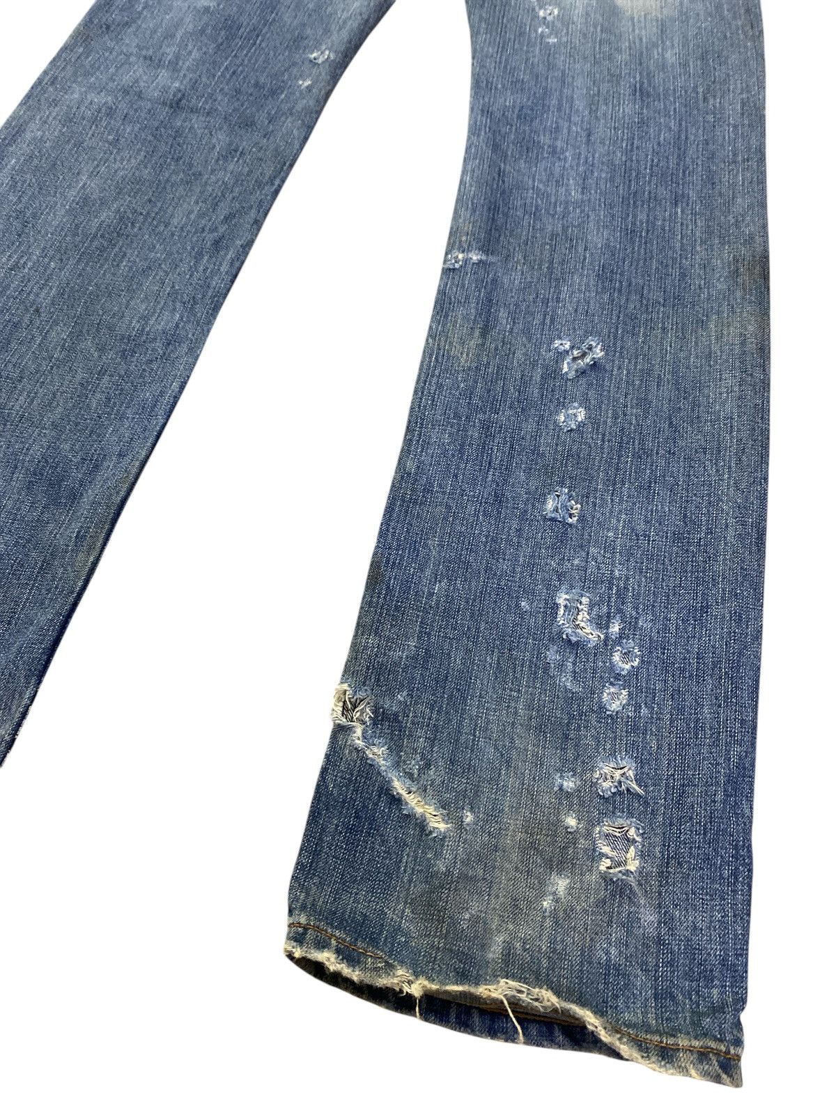 Burberry Burberry Black Label Distressed Denim Size US 31 - 16 Thumbnail