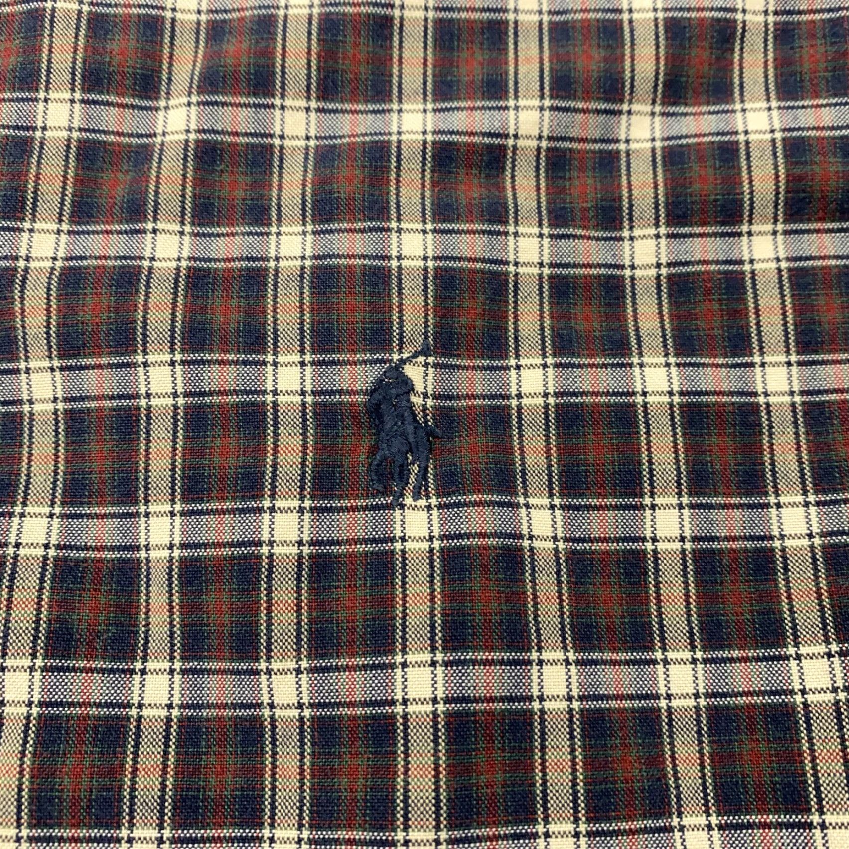 Ralph Lauren VINTAGE Ralph Lauren Shirt Men XL Blue Red Plaid Blake Cotton Classic Fit 90s Button-Down Collar Polo Player Embroidered Logo Size US XL / EU 56 / 4 - 2 Thumbnail