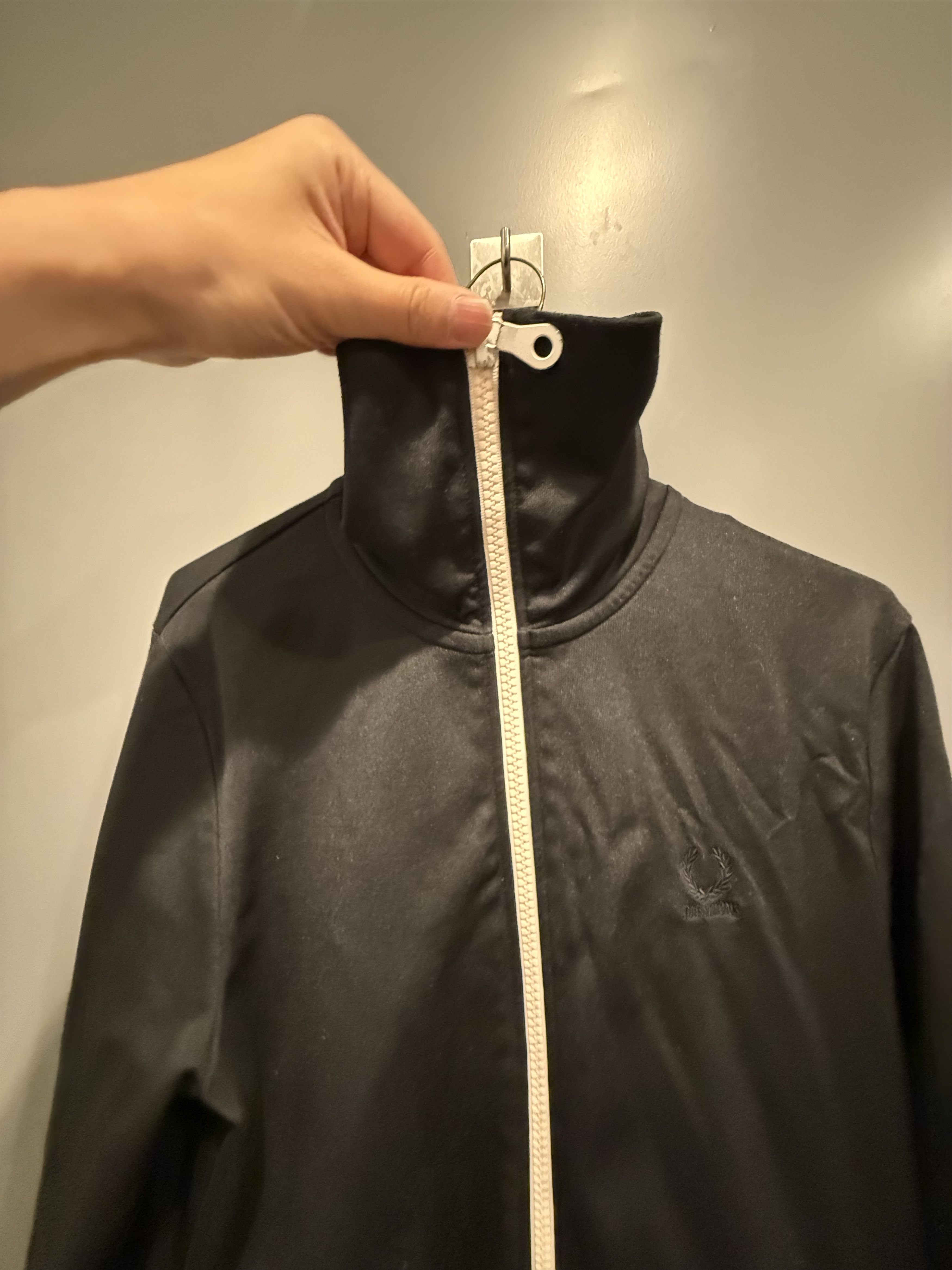 Fred Perry × Raf Simons Raf Simons X Fred Perry Black zip up track jacket Size US S / EU 44-46 / 1 - 4 Thumbnail