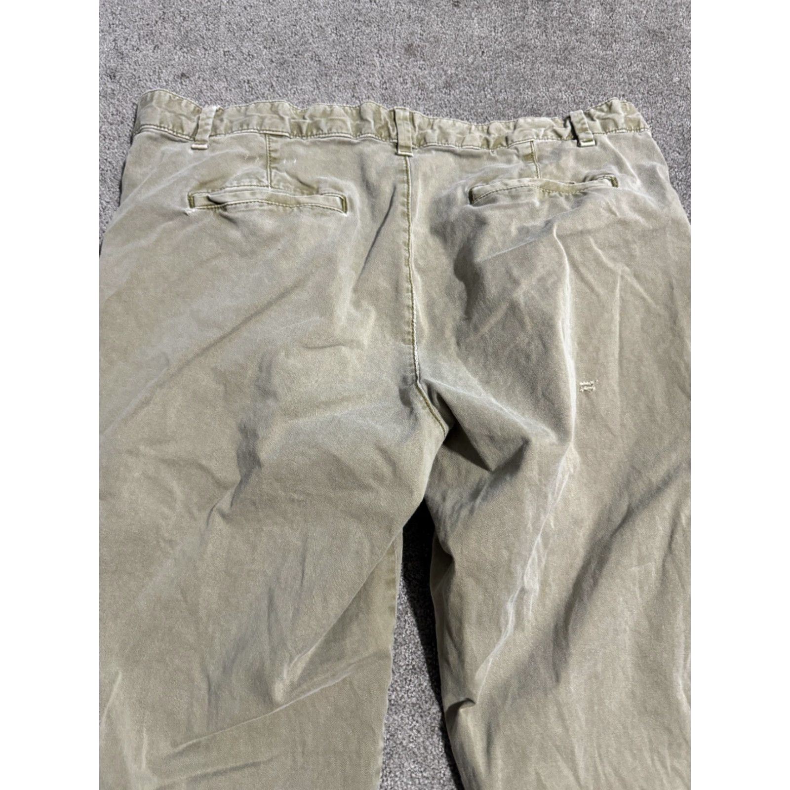 Gap Gap Plus Size 14 Chino Pants Light Tan Cotton Stretch Womens Size 36" / US 14 / IT 50 - 4 Thumbnail
