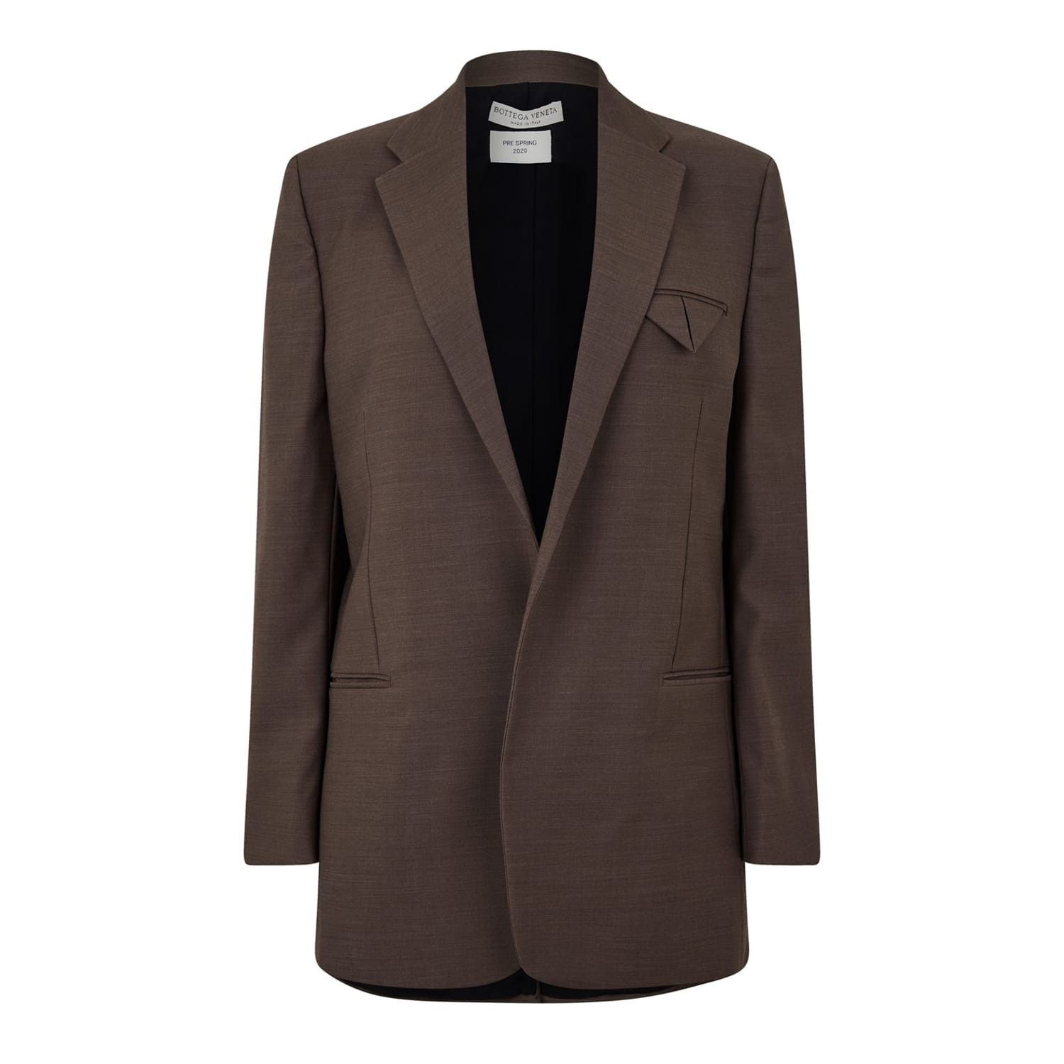 Bottega Veneta Bottega Veneta Blazer Relaxed Fit Jacket in Brown Size XS / US 0-2 / IT 36-38 - 1 Thumbnail