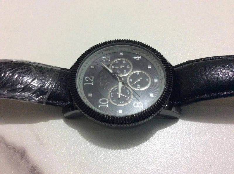 Original Penguin penguin black men's leather strap watch Size ONE SIZE - 1 Thumbnail