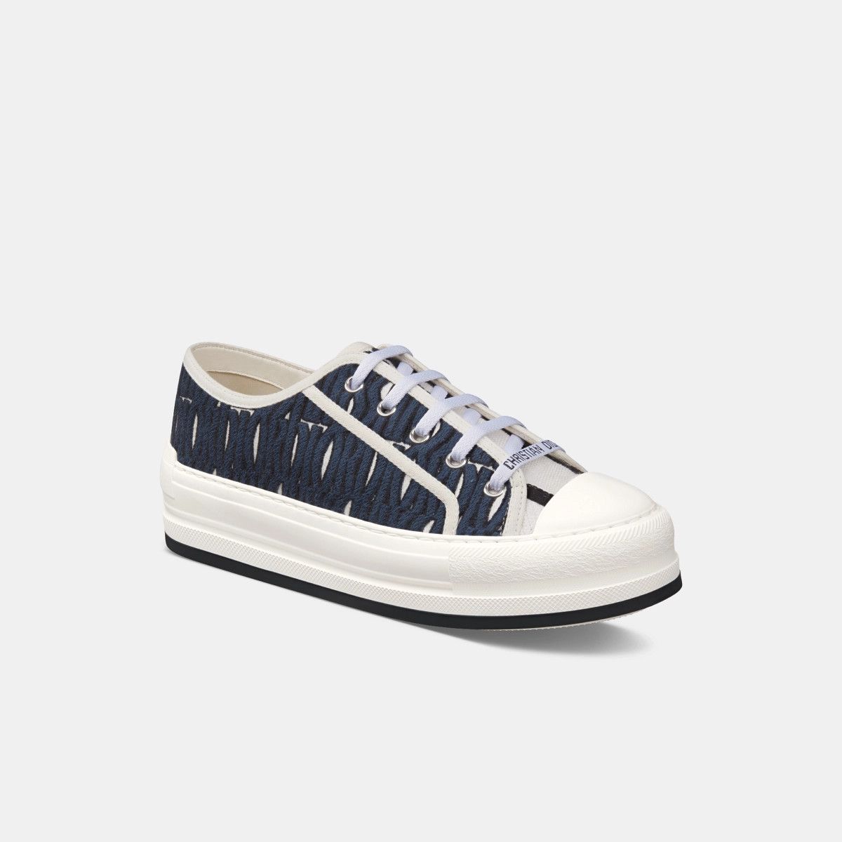 Dior o1bcso1str0226 Walk'n Platform Sneaker in White/Deep Blue Size US 5 / IT 35 - 2 Thumbnail